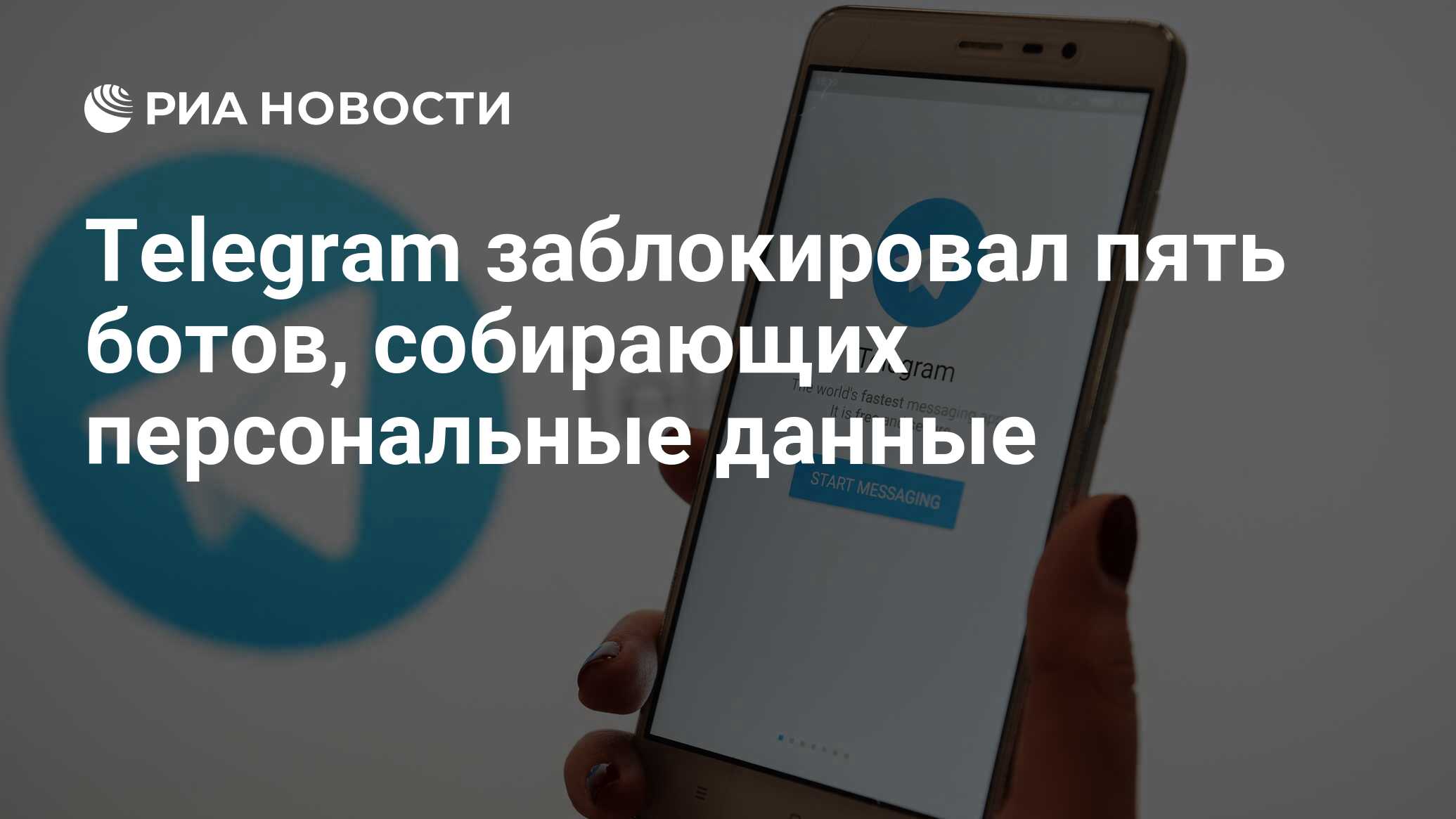 Telegram заблокировал пять ботов, собирающих персональные данные - РИА  Новости, 12.03.2021