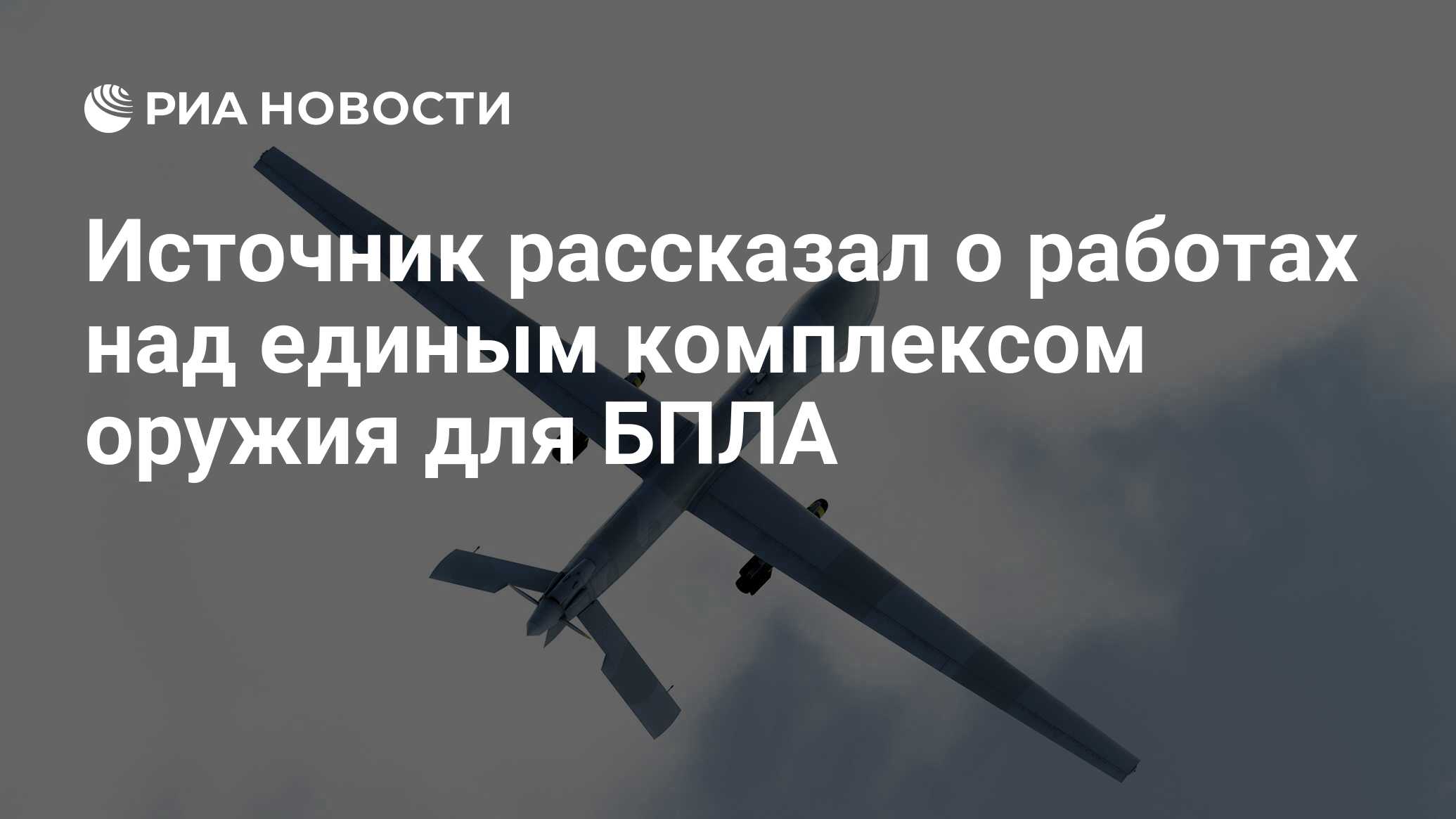 Источник рассказал о работах над единым комплексом оружия для БПЛА - РИА  Новости, 14.04.2021