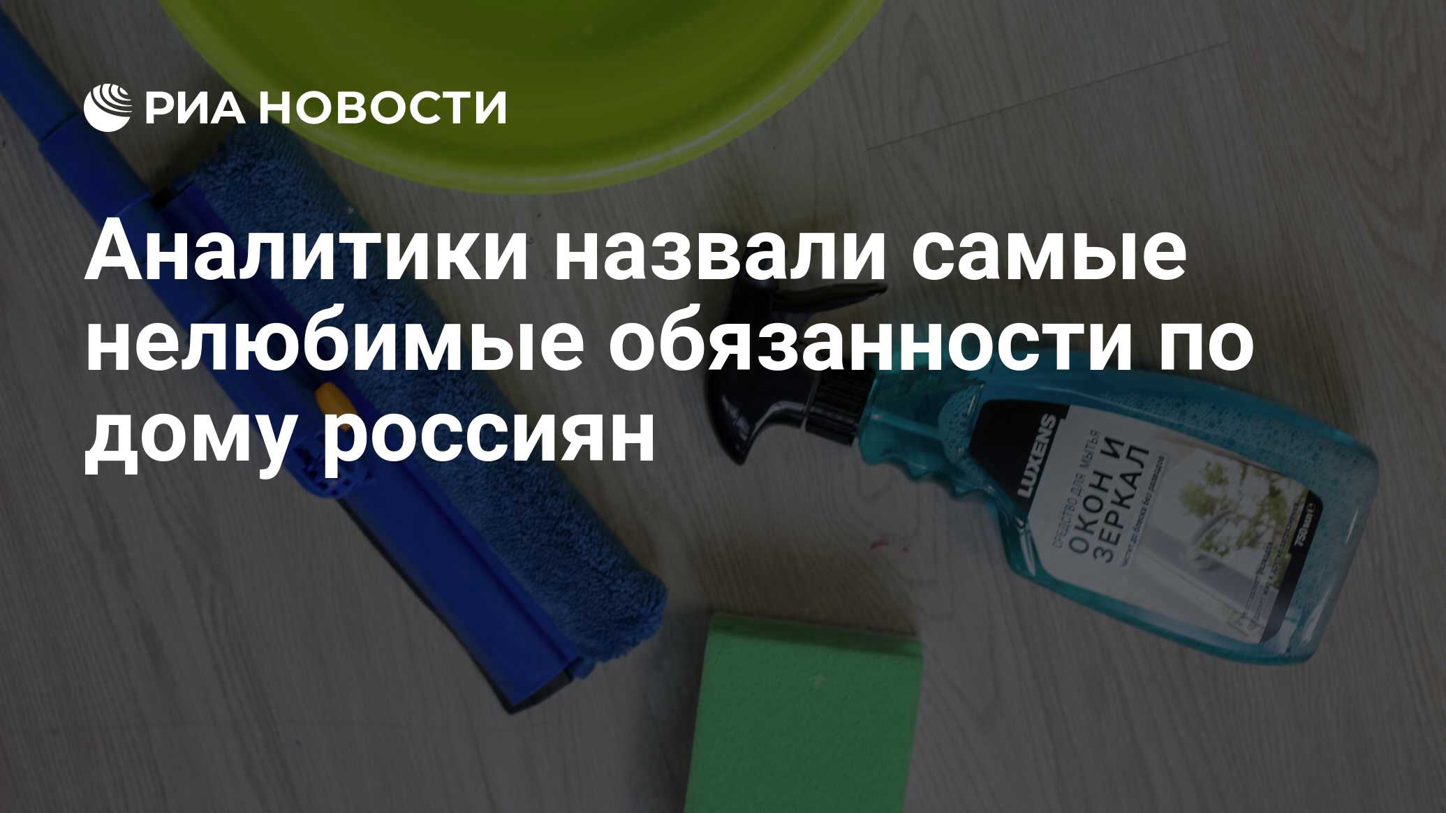 Аналитики назвали самые нелюбимые обязанности по дому россиян - РИА  Новости, 28.04.2021