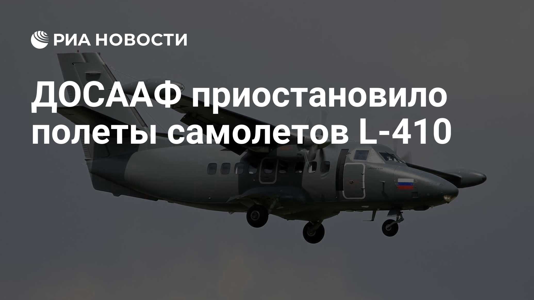 ДОСААФ приостановило полеты самолетов L-410 - РИА Новости, 19.06.2021