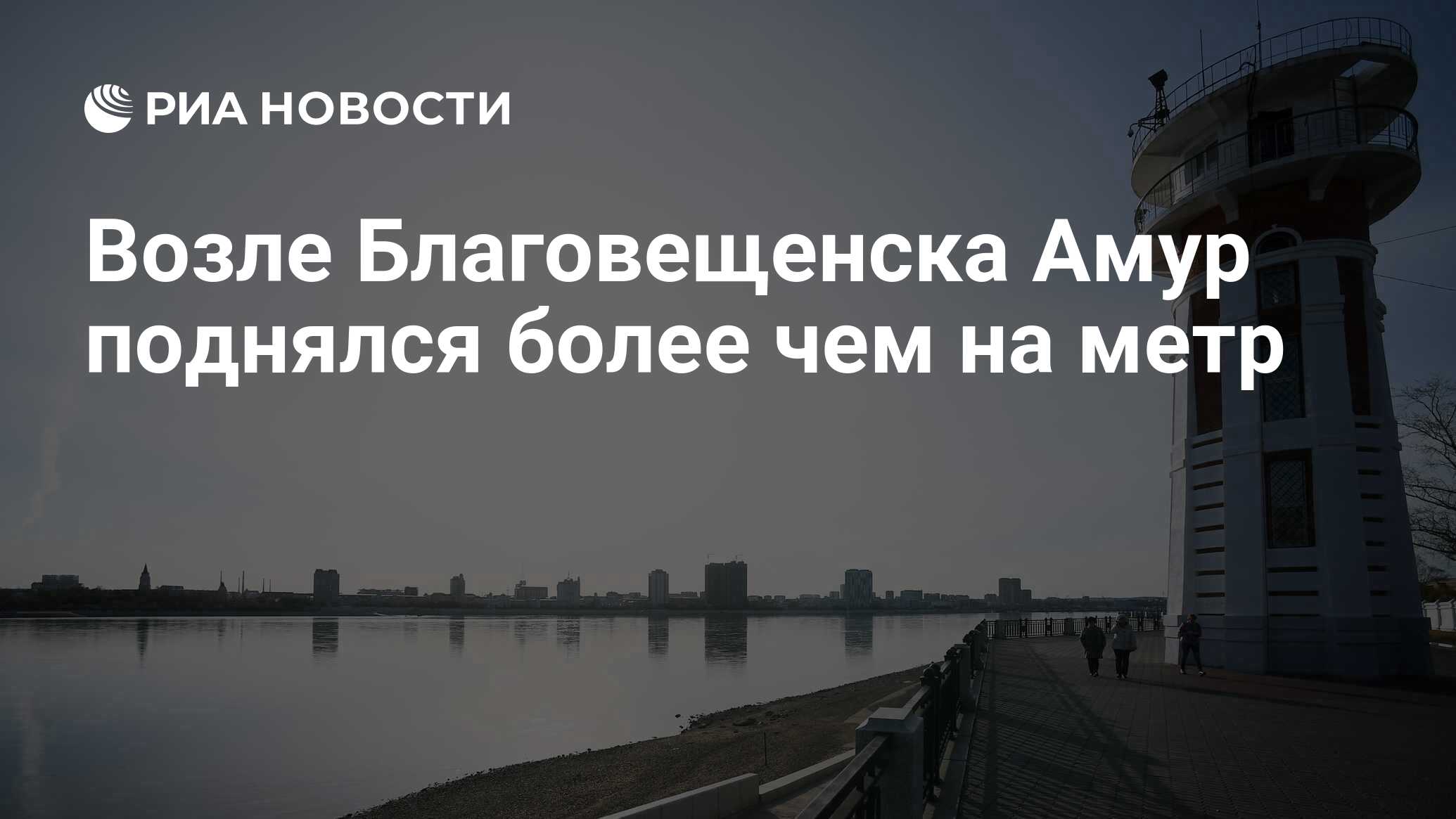 Возле Благовещенска Амур поднялся более чем на метр - РИА Новости,  22.06.2021