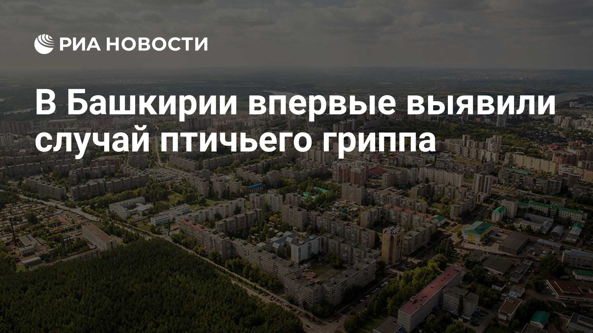В Башкирии впервые выявили случай птичьего гриппа