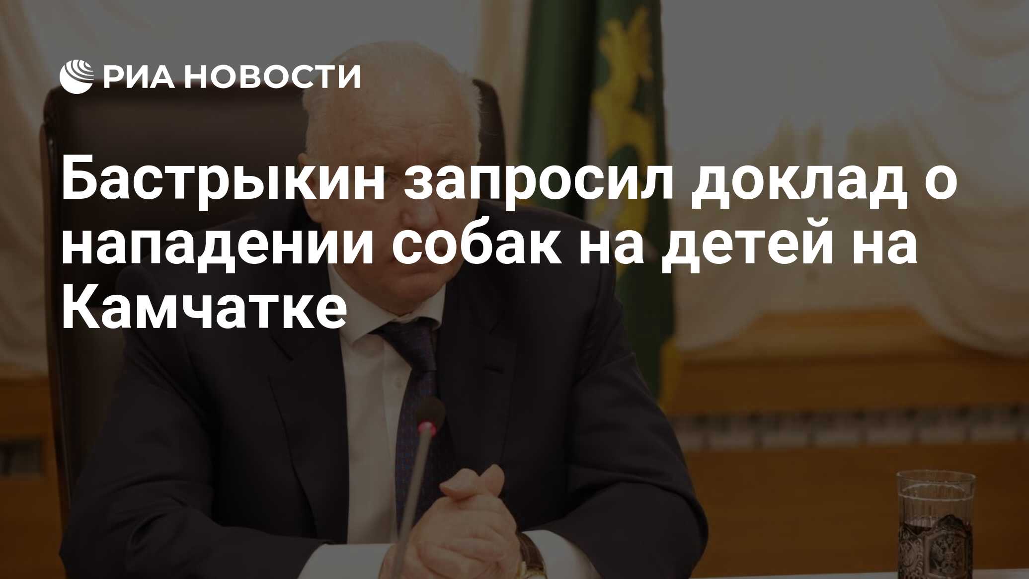 Бастрыкин запросил доклад о нападении собак на детей на Камчатке