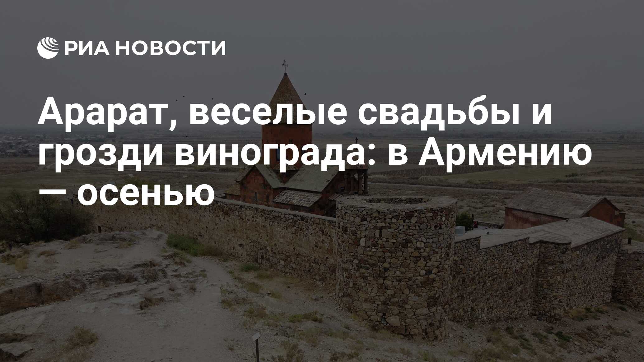 Арарат, веселые свадьбы и грозди винограда: в Армению — осенью - РИА  Новости, 22.11.2021