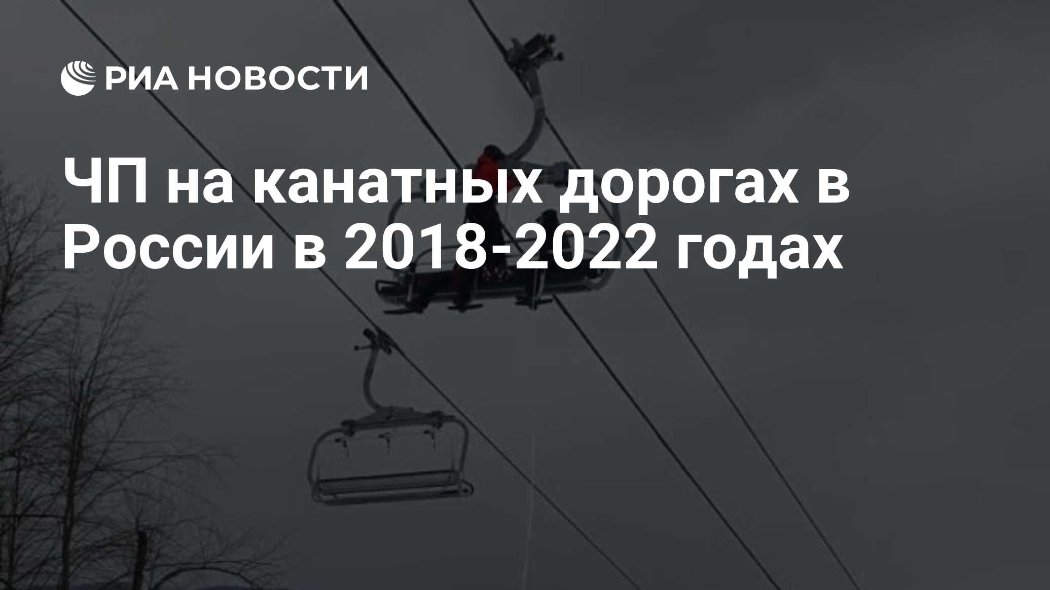 ЧП на канатных дорогах в России в 2018-2022 годах - РИА Новости, 02.02.2022