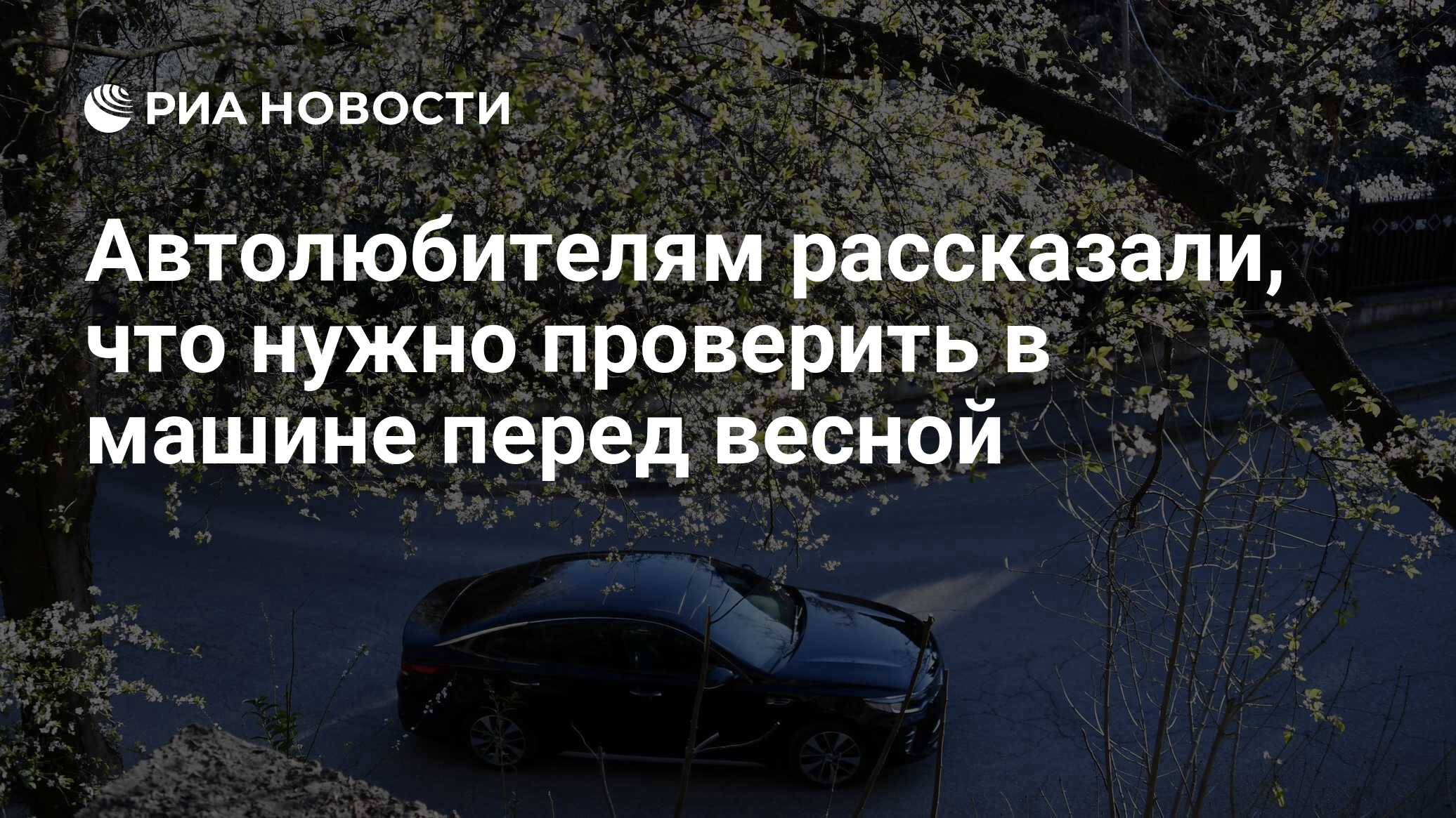 Автолюбителям рассказали, что нужно проверить в машине перед весной - РИА  Новости, 17.02.2022