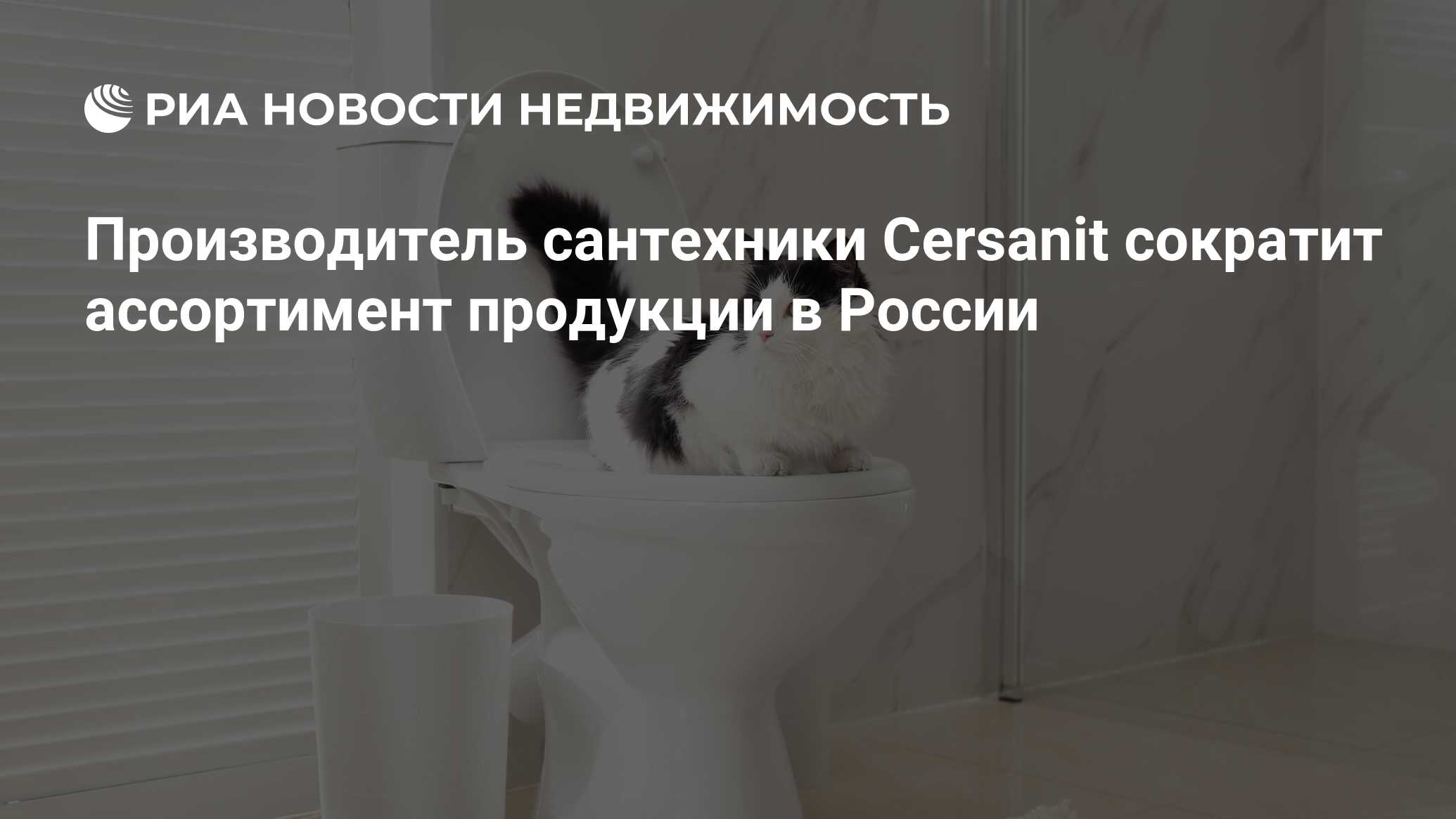 Производитель сантехники Cersanit сократит ассортимент продукции в России -  Недвижимость РИА Новости, 05.04.2024