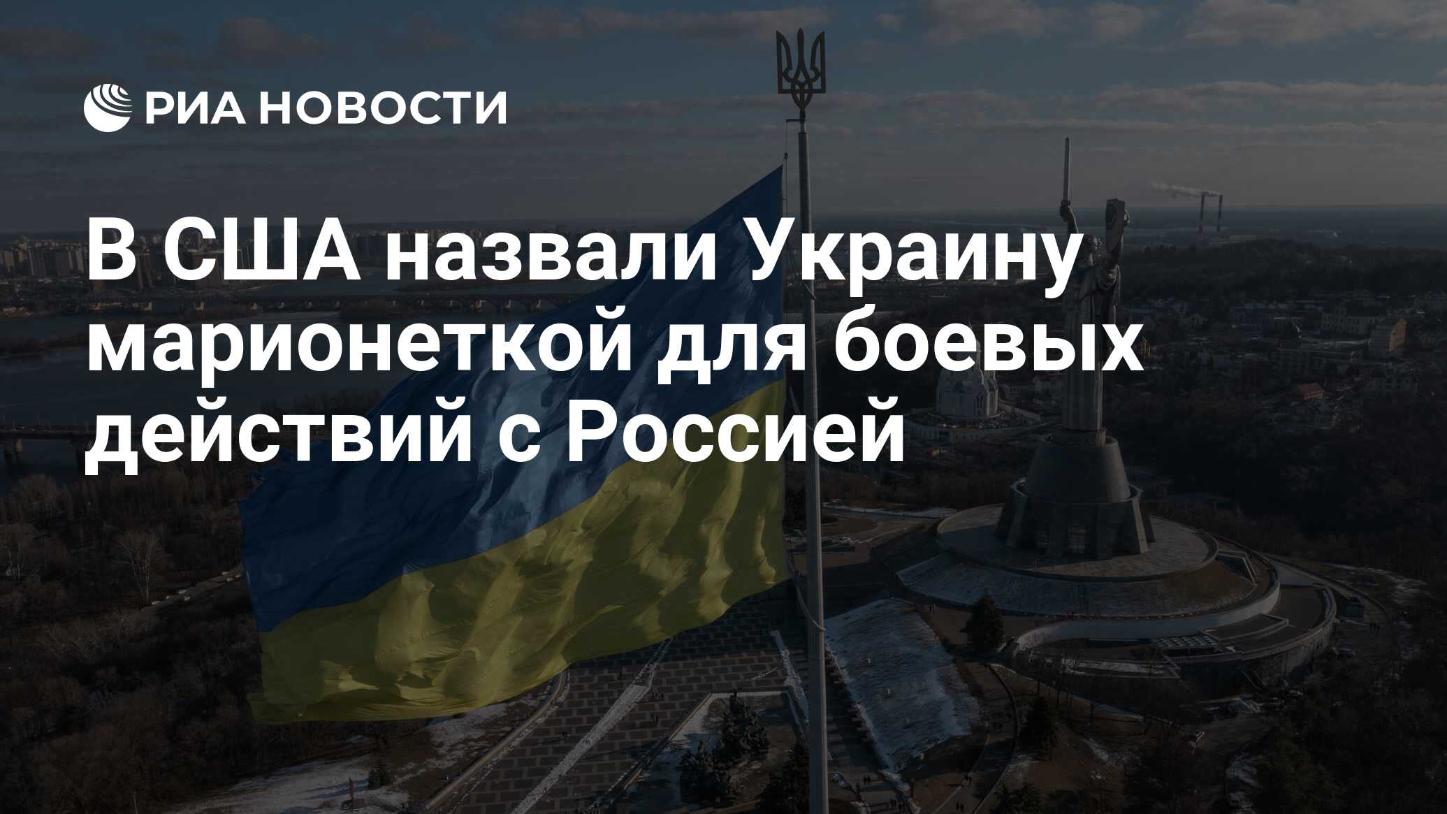 В США назвали Украину марионеткой для боевых действий с Россией - РИА  Новости, 10.06.2022