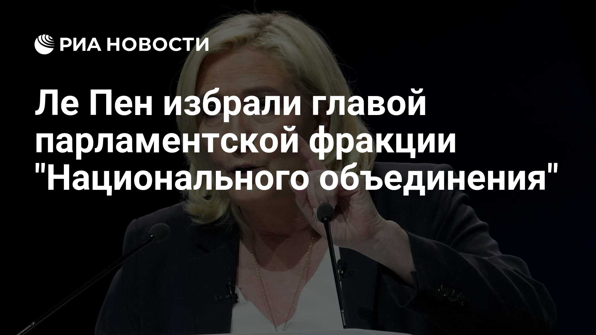 Главой парламентской