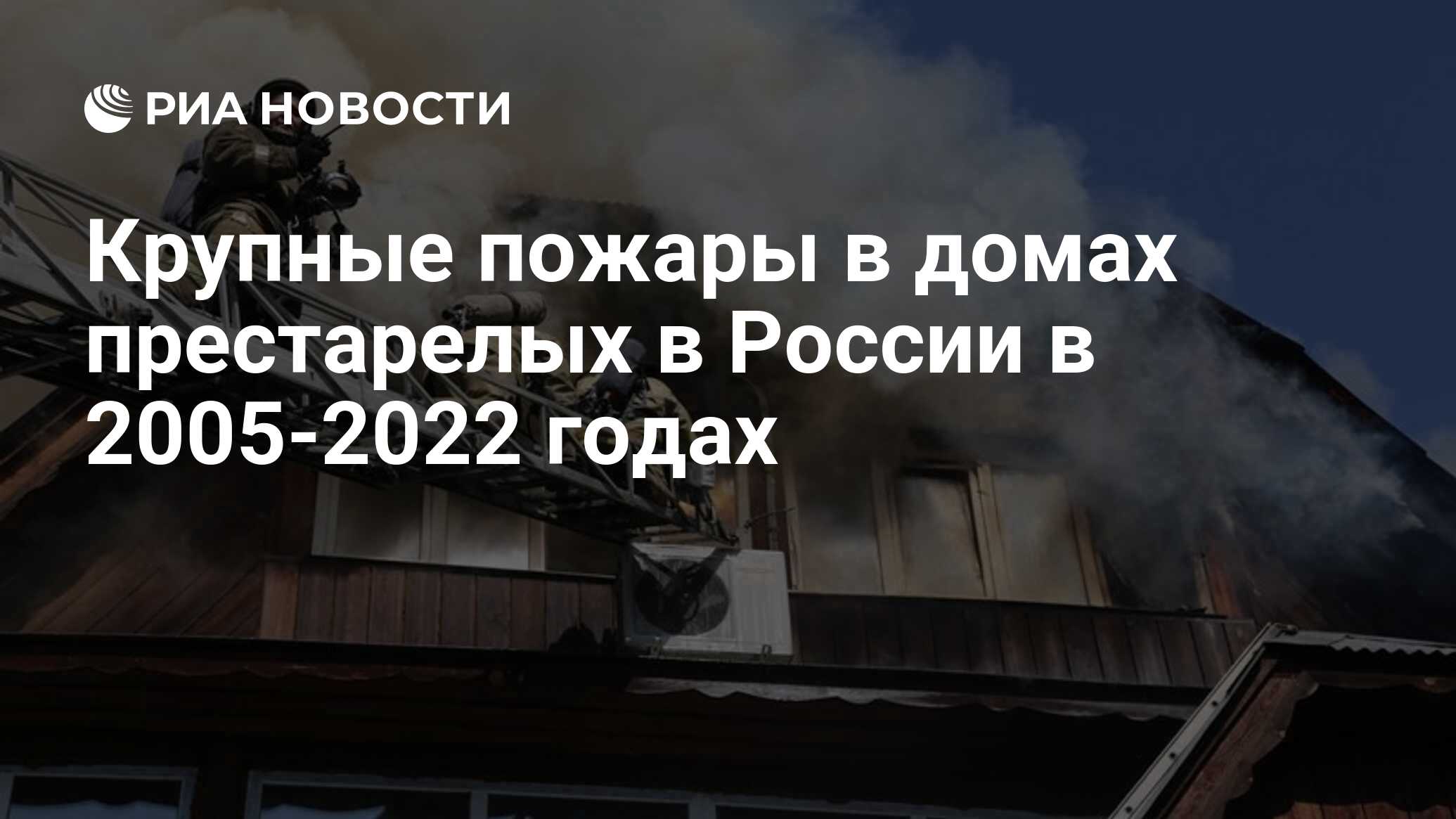 Крупные пожары в домах престарелых в России в 2005-2022 годах - РИА  Новости, 24.12.2022