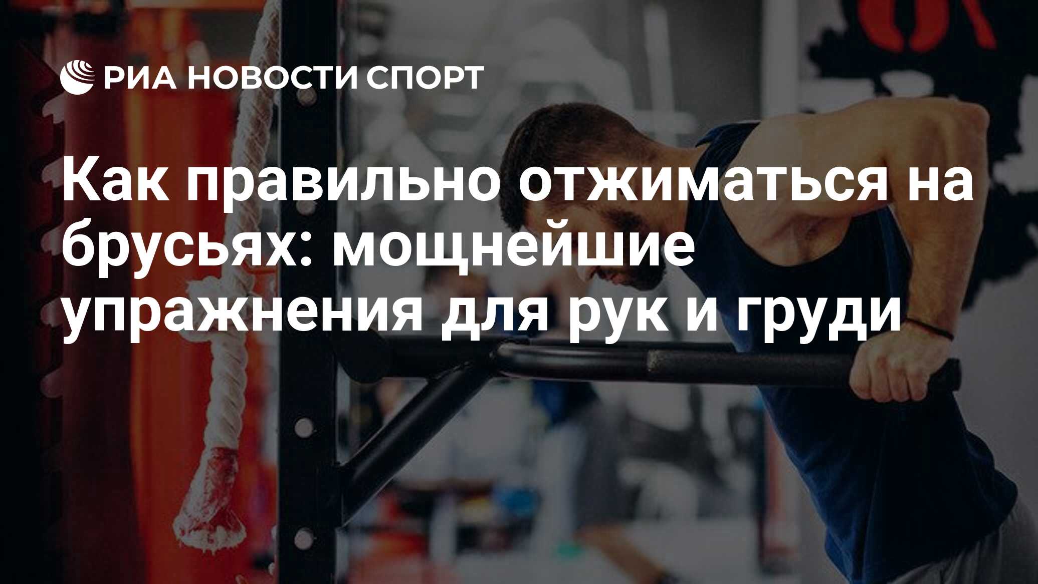 Отжимания на брусьях: какие мышцы работают, правильная техника и виды  упражнения