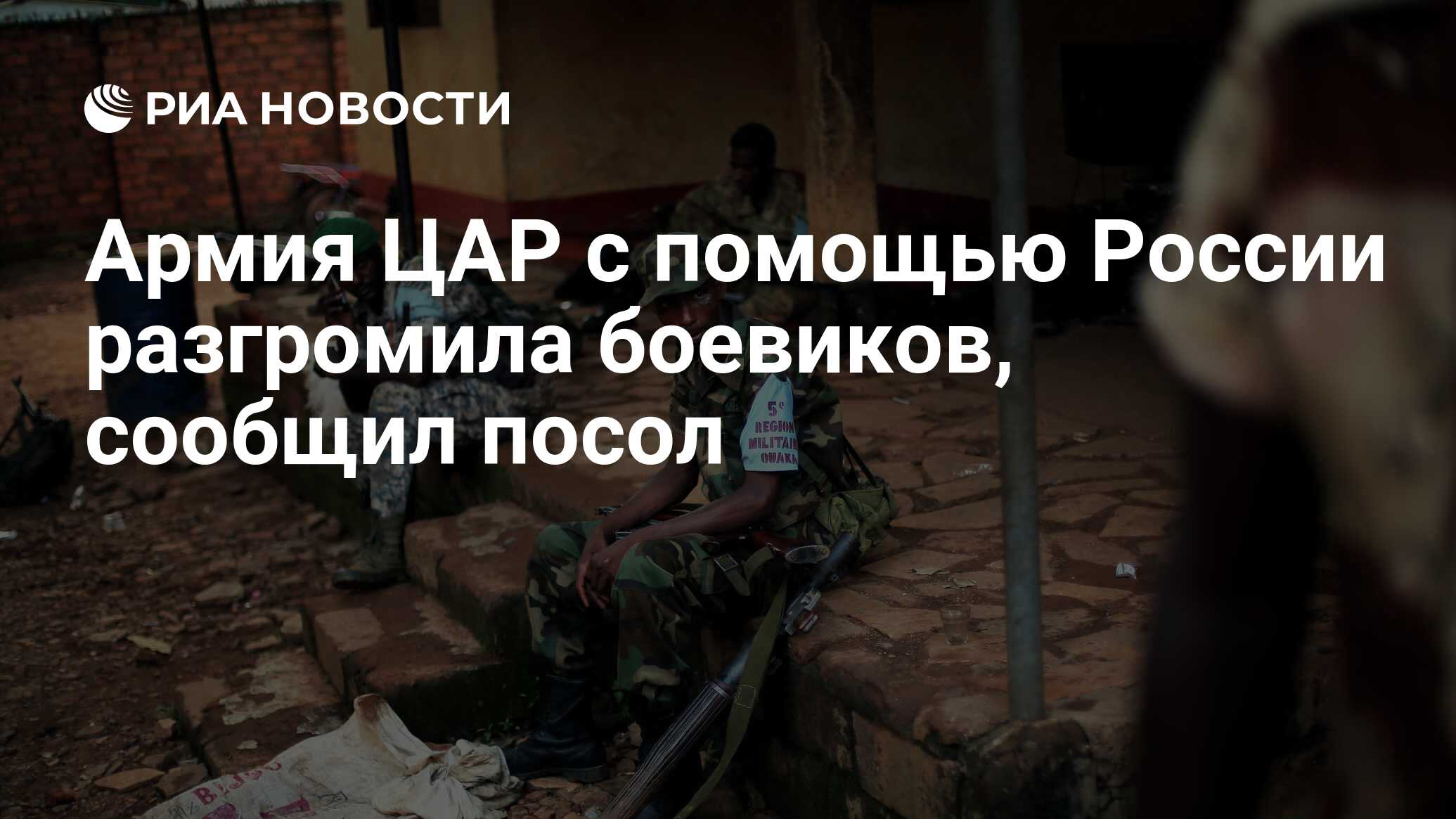 Армия ЦАР с помощью России разгромила боевиков, сообщил посол - РИА  Новости, 03.02.2023