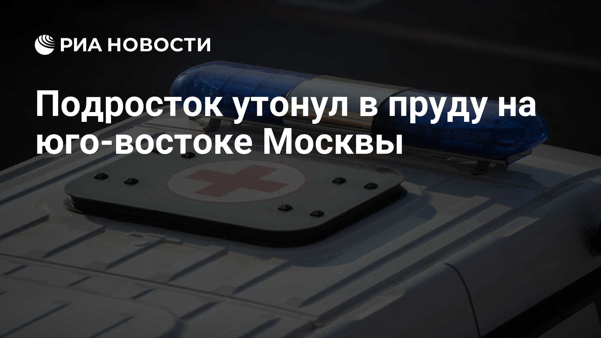 Подросток утонул в пруду на юго-востоке Москвы - РИА Новости, 18.02.2023