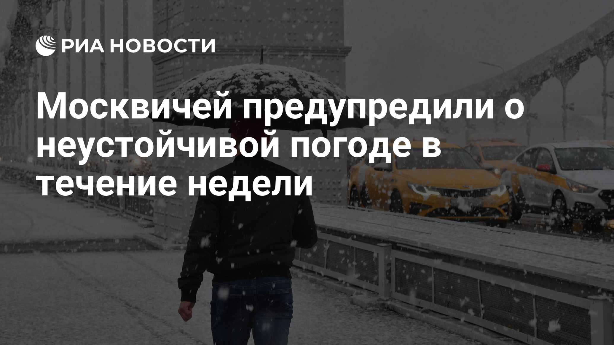 Москвичей предупредили о нестабильной погоде на неделю