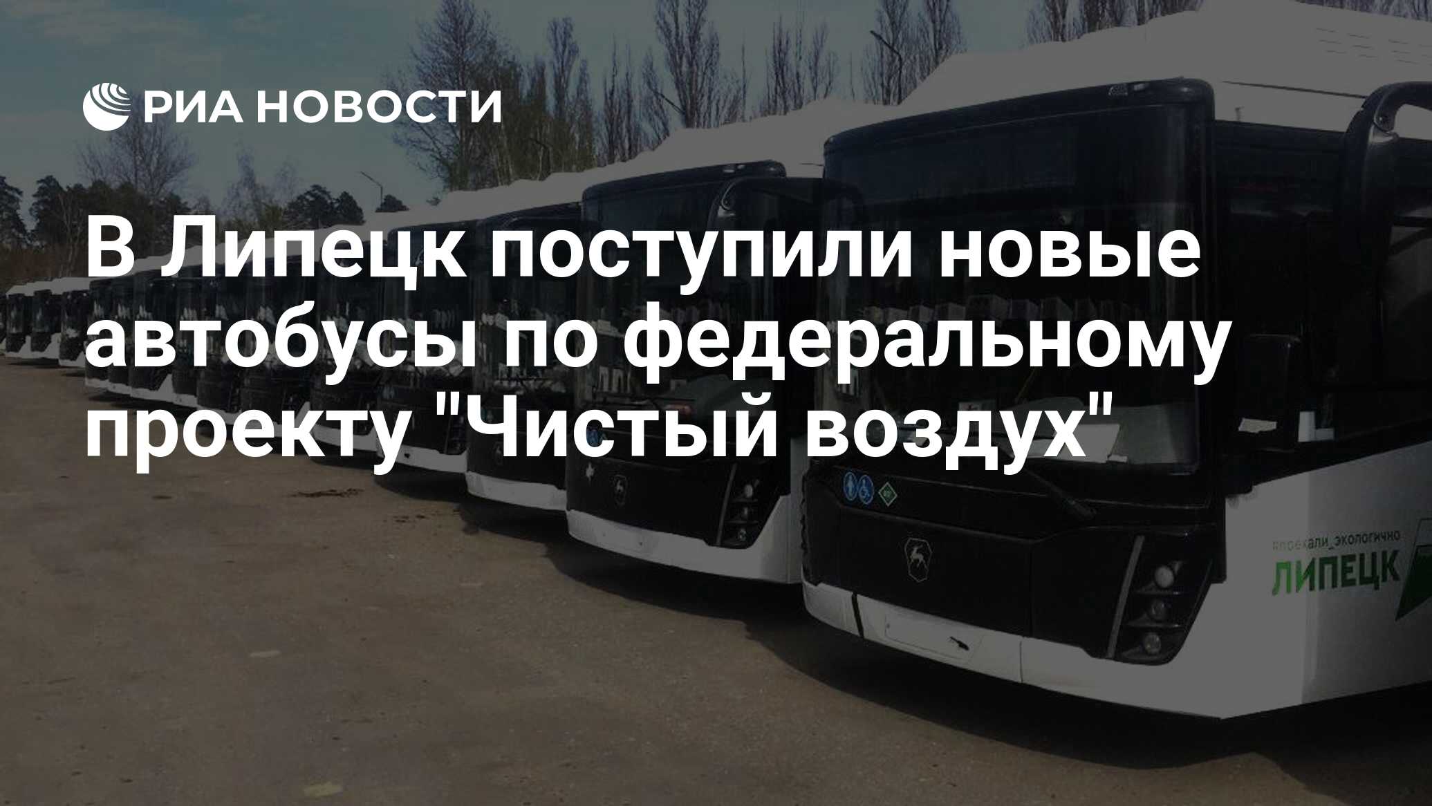 В Липецк поступили новые автобусы по федеральному проекту 