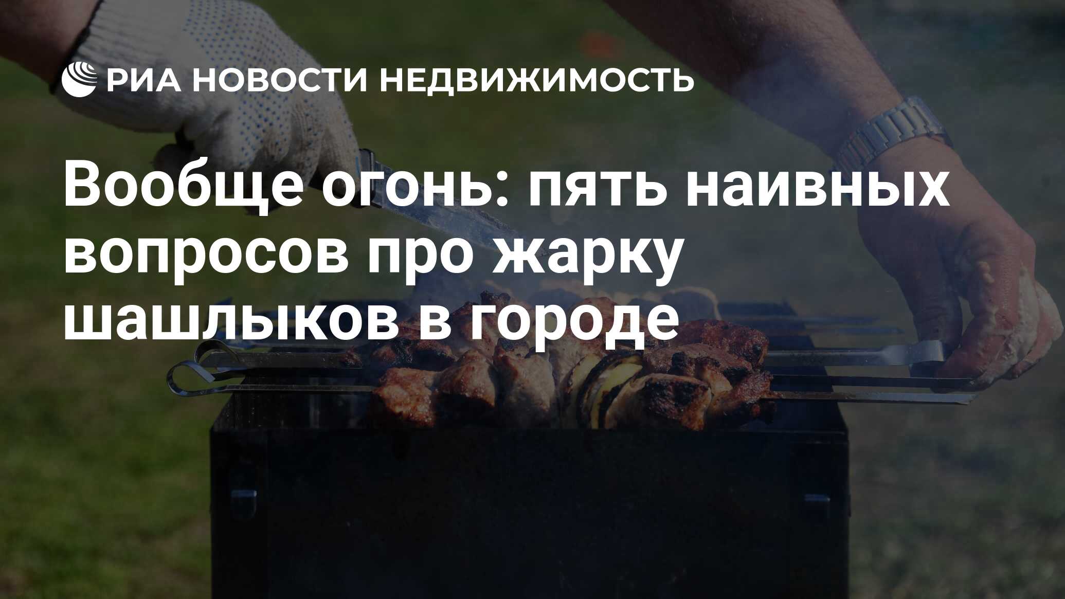 Вообще огонь: пять наивных вопросов про жарку шашлыков в городе -  Недвижимость РИА Новости, 28.04.2023