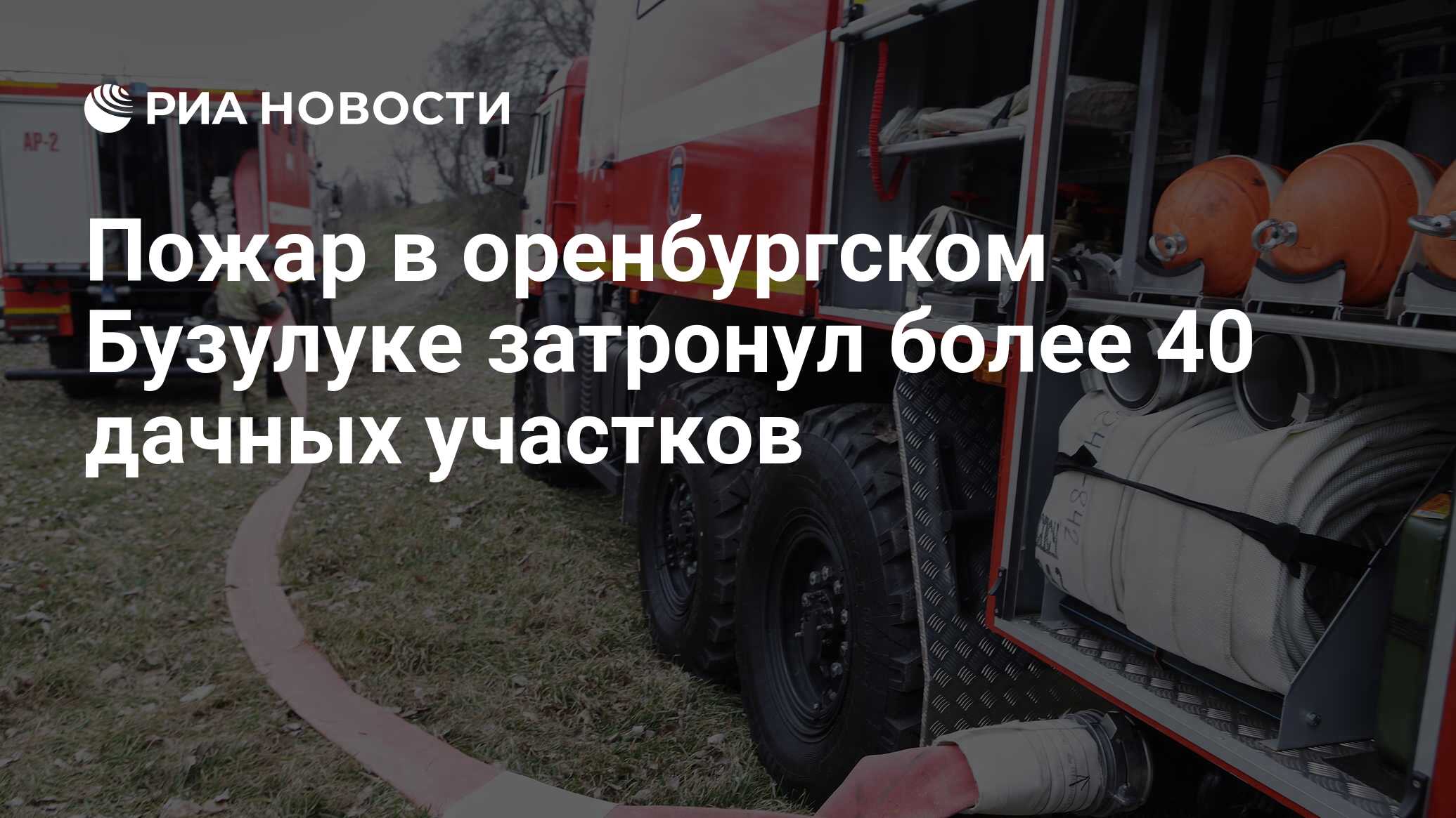 Пожар в оренбургском Бузулуке затронул более 40 дачных участков - РИА  Новости, 02.05.2023