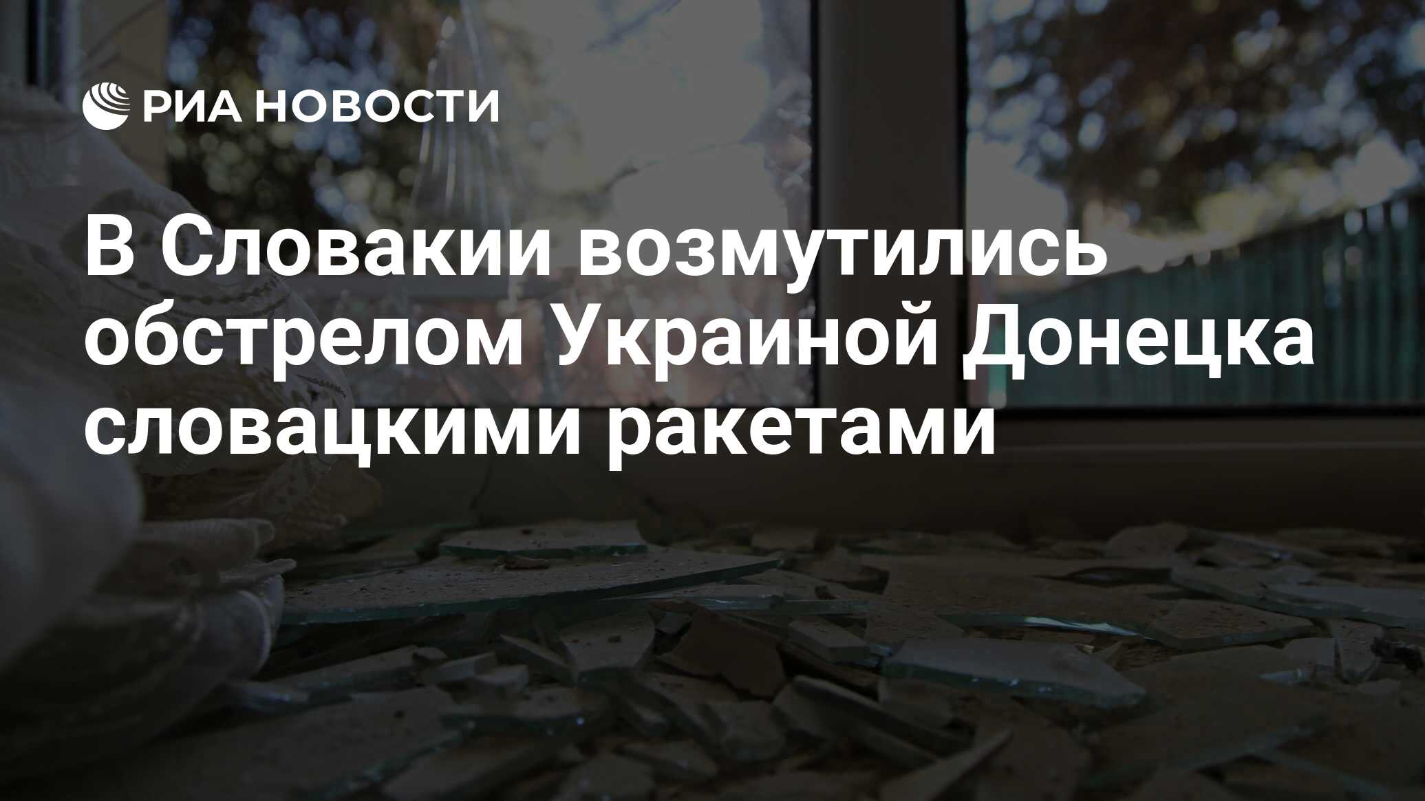 В Словакии возмутились обстрелом Украиной Донецка словацкими ракетами - РИА  Новости, 02.05.2023