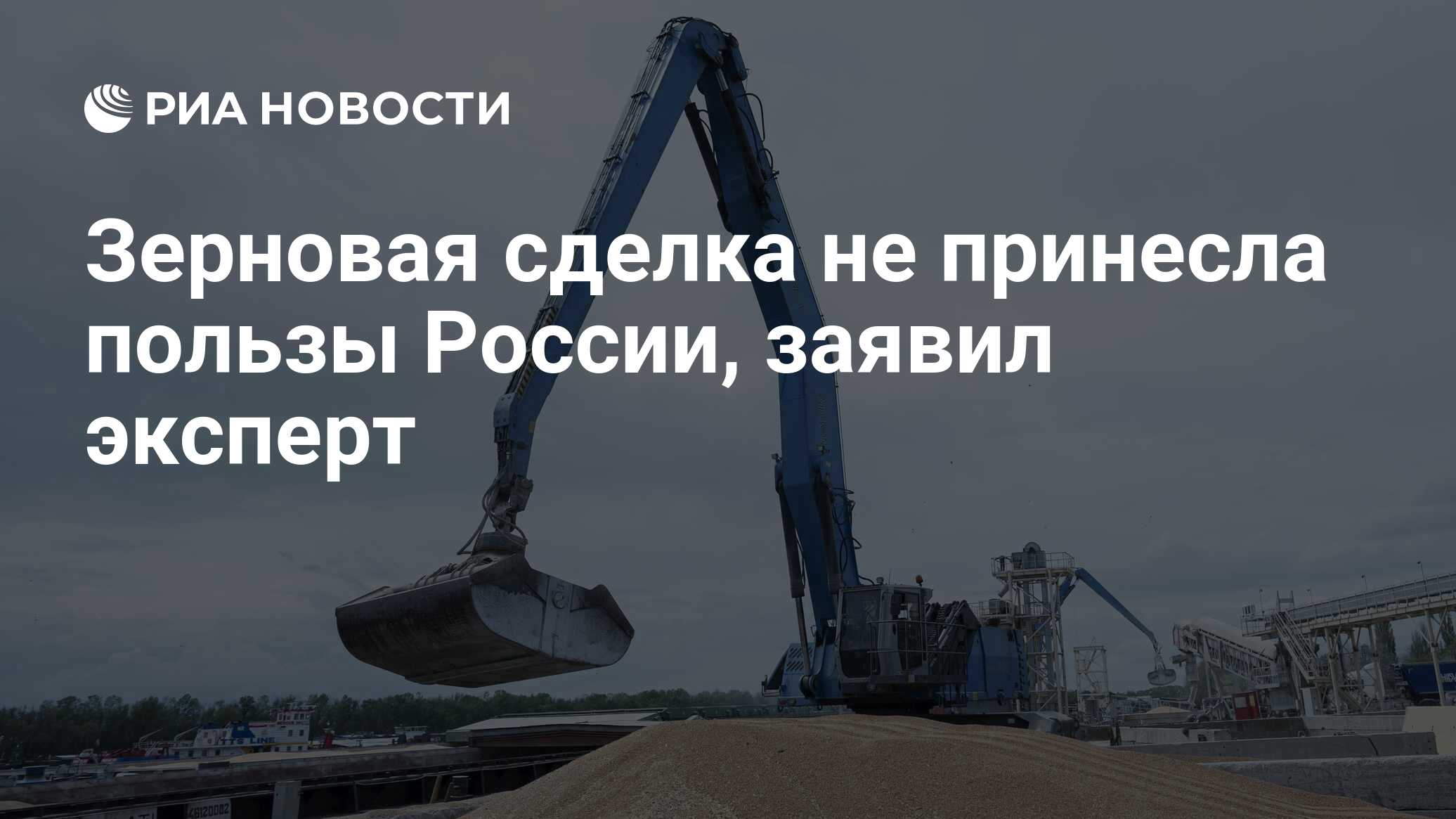Еще один рычаг давления: эксперт о зерновой сделке