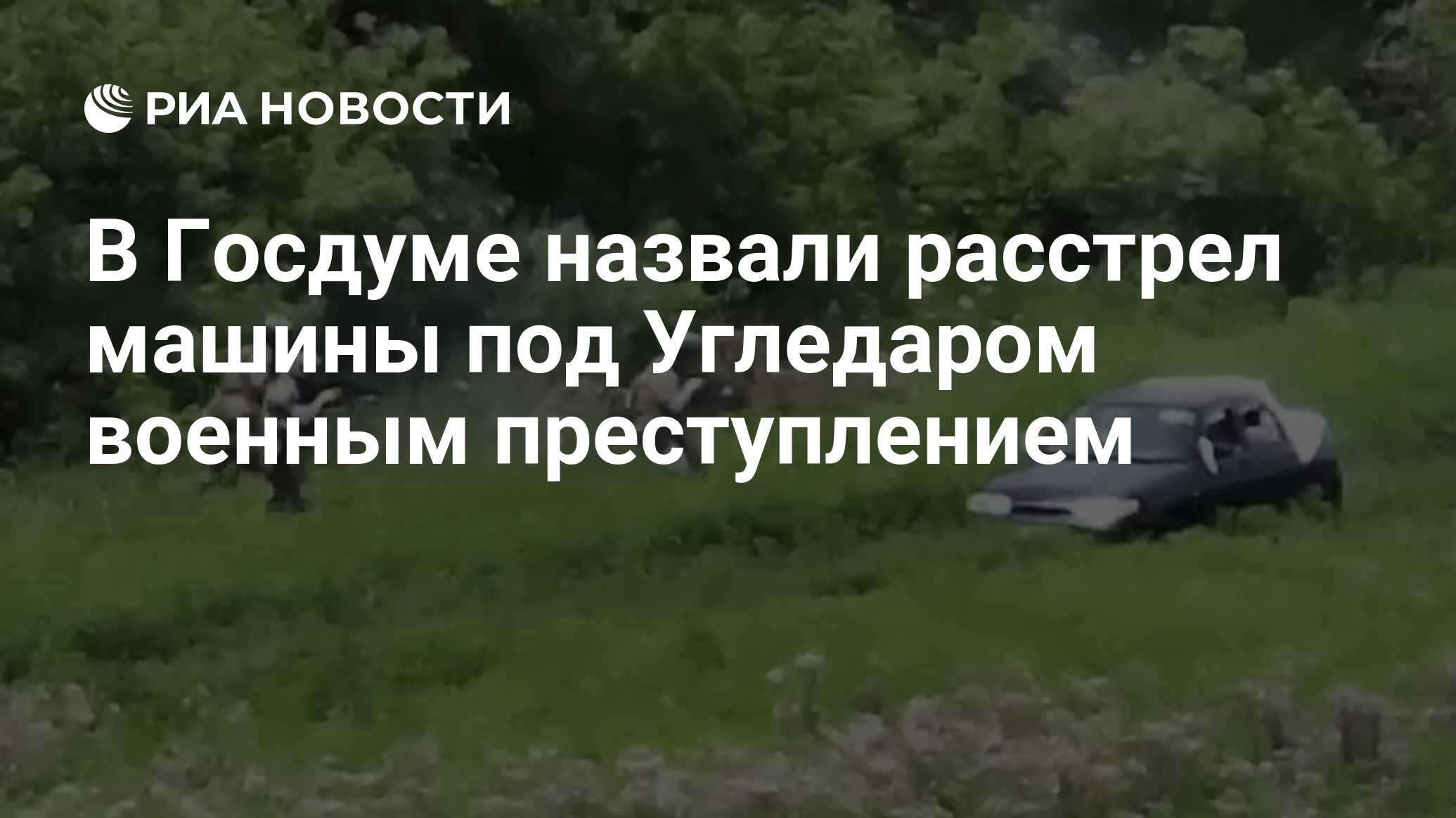 В Госдуме назвали расстрел машины под Угледаром военным преступлением - РИА  Новости, 14.07.2023