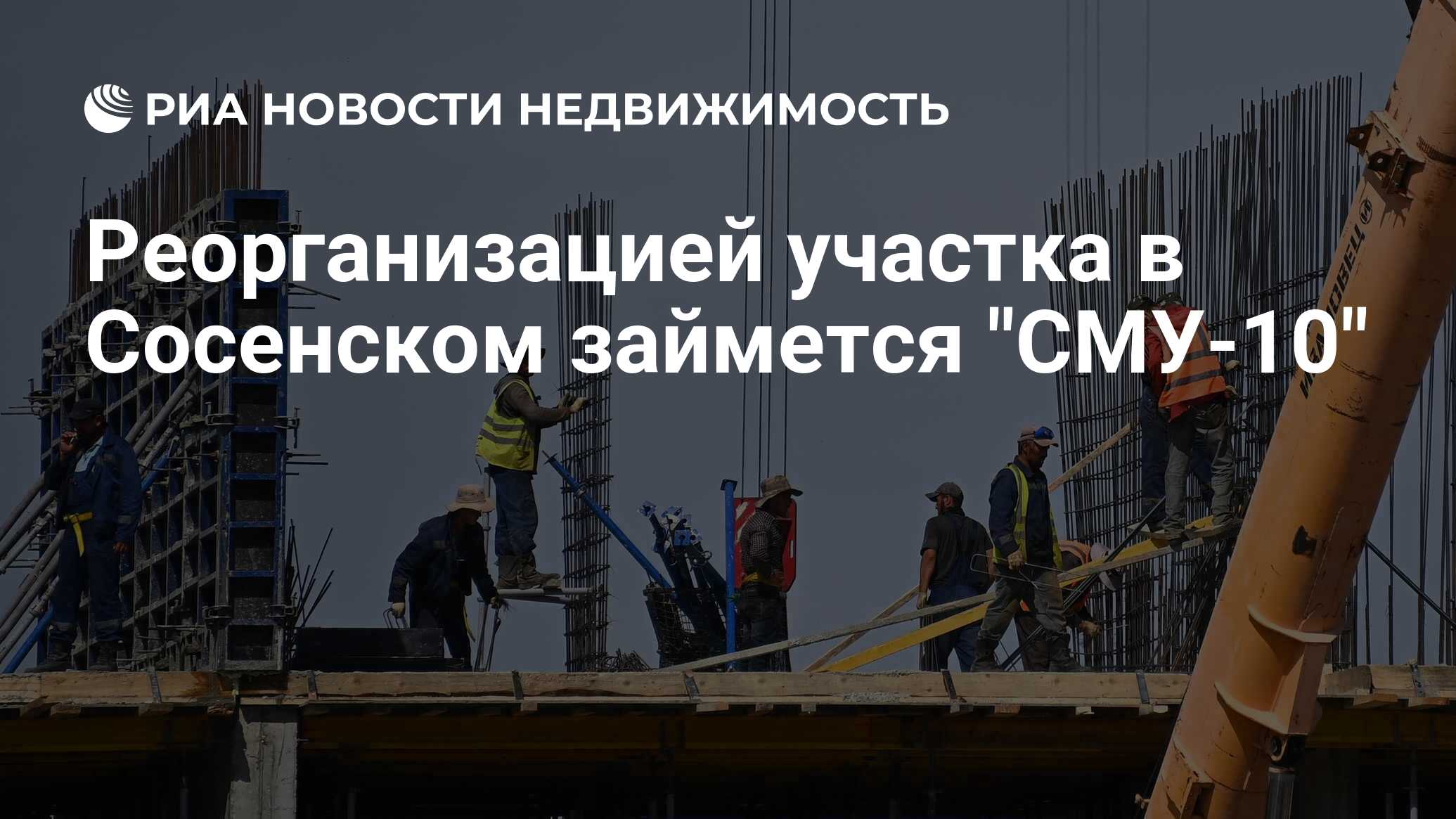 Реорганизацией участка в Сосенском займется 