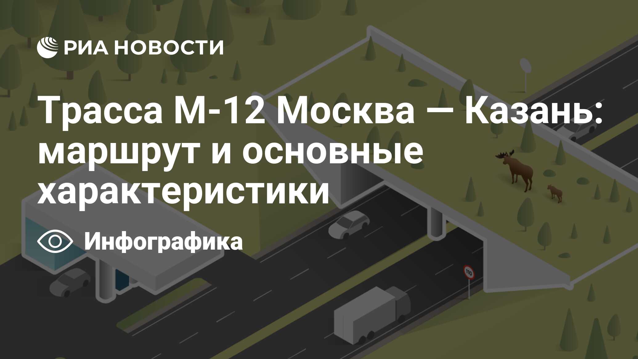 Трасса М-12 Москва — Казань: маршрут и основные характеристики - РИА  Новости, 08.09.2023