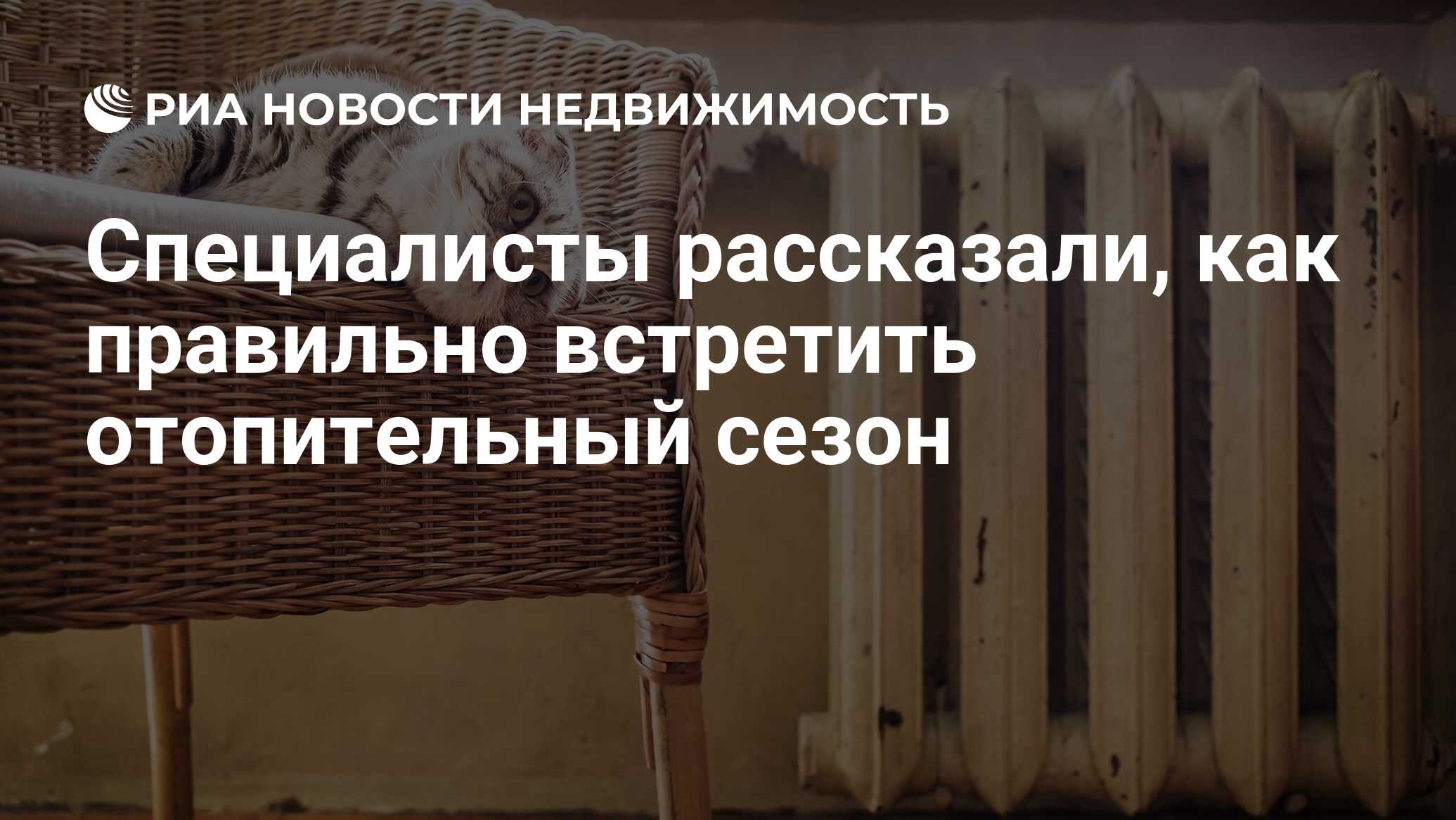 Специалисты рассказали, как правильно встретить отопительный сезон -  Недвижимость РИА Новости, 19.10.2023