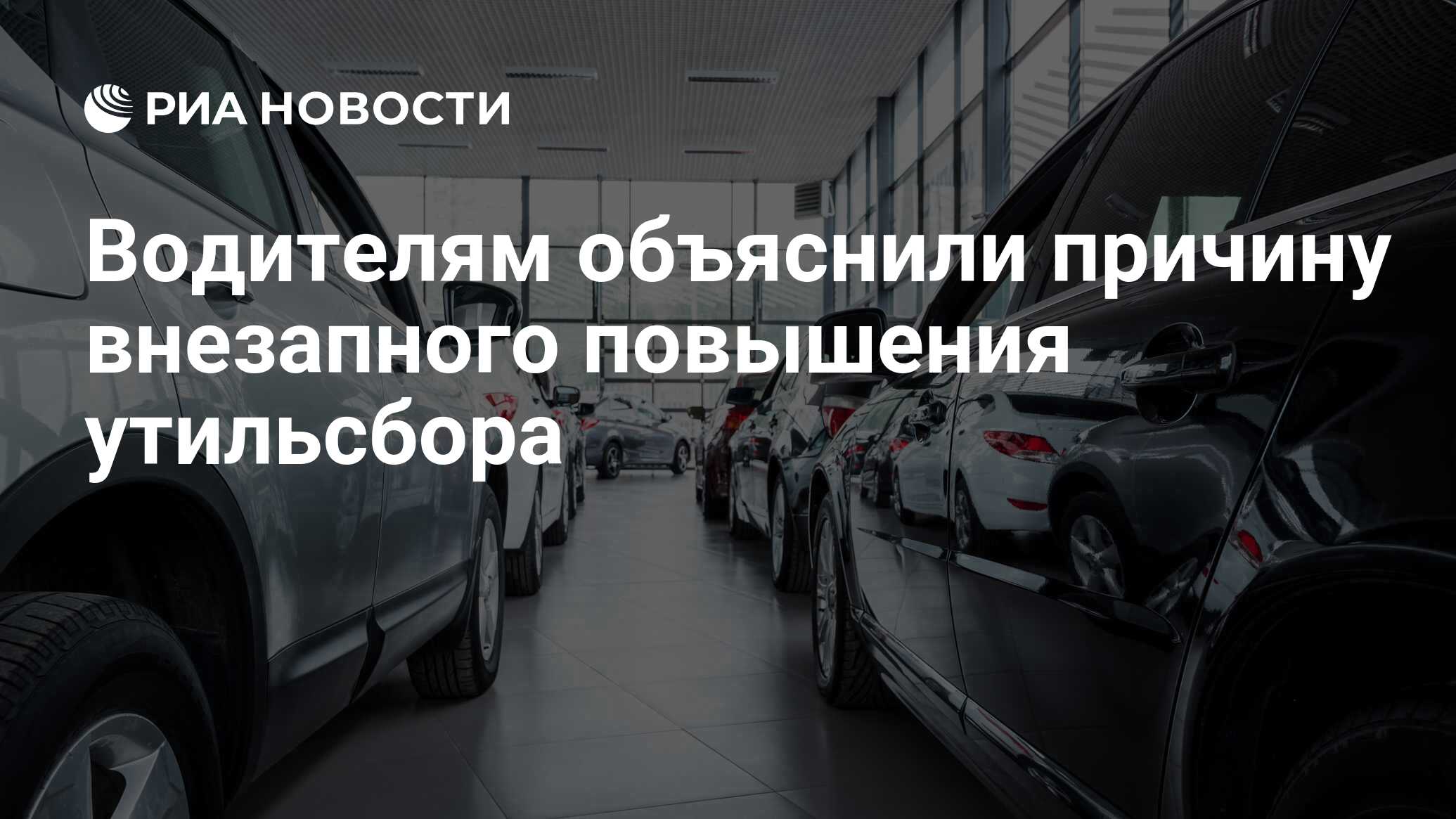 Водителям объяснили причину внезапного повышения утильсбора - РИА Новости,  09.11.2023