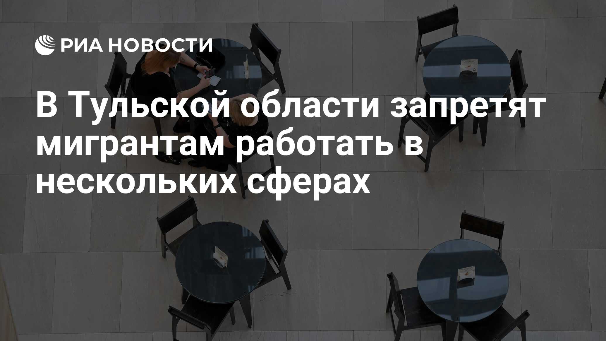 В Тульской области запретят мигрантам работать в нескольких сферах - РИА  Новости, 28.11.2023