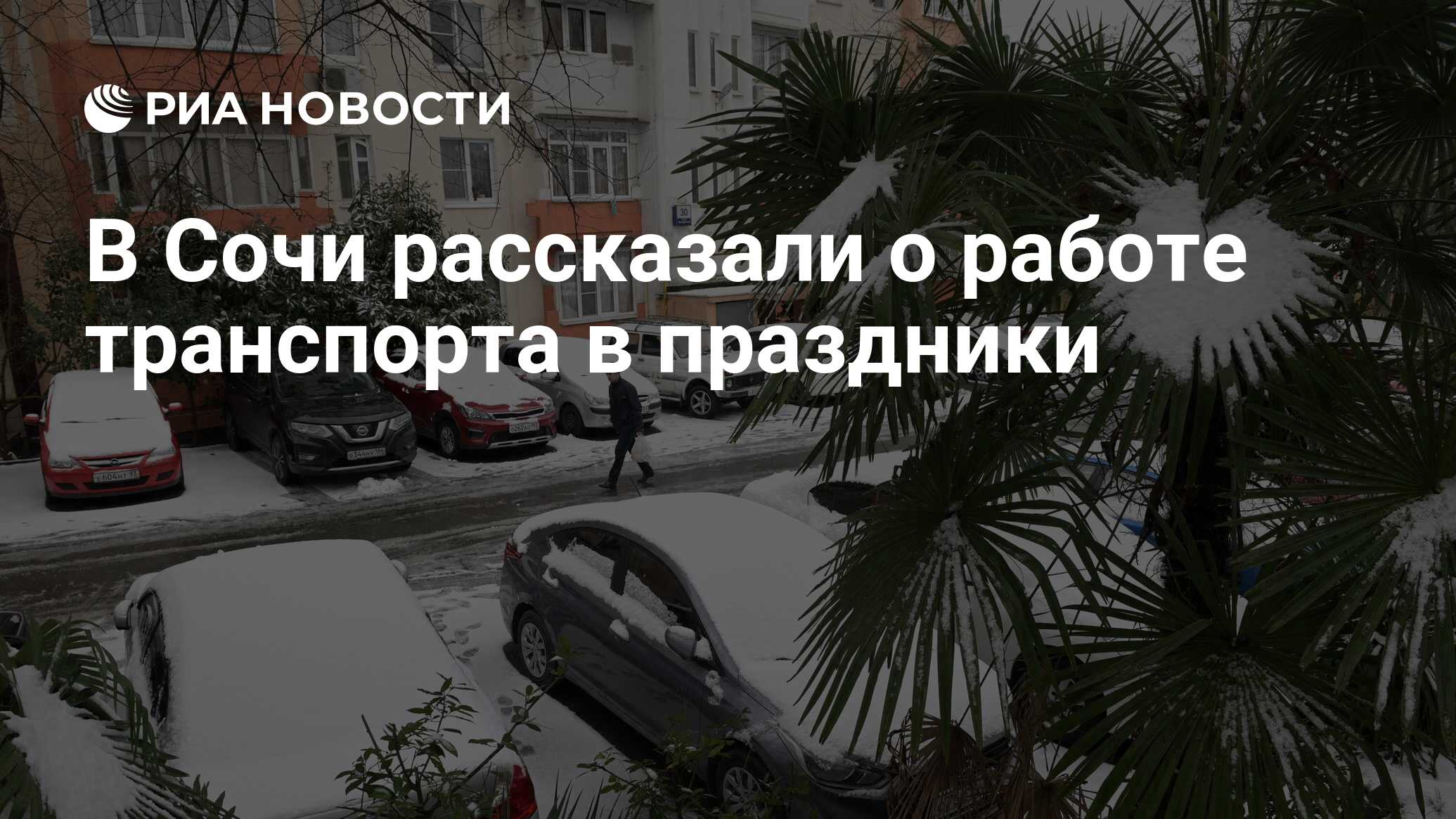 В Сочи рассказали о работе транспорта в праздники