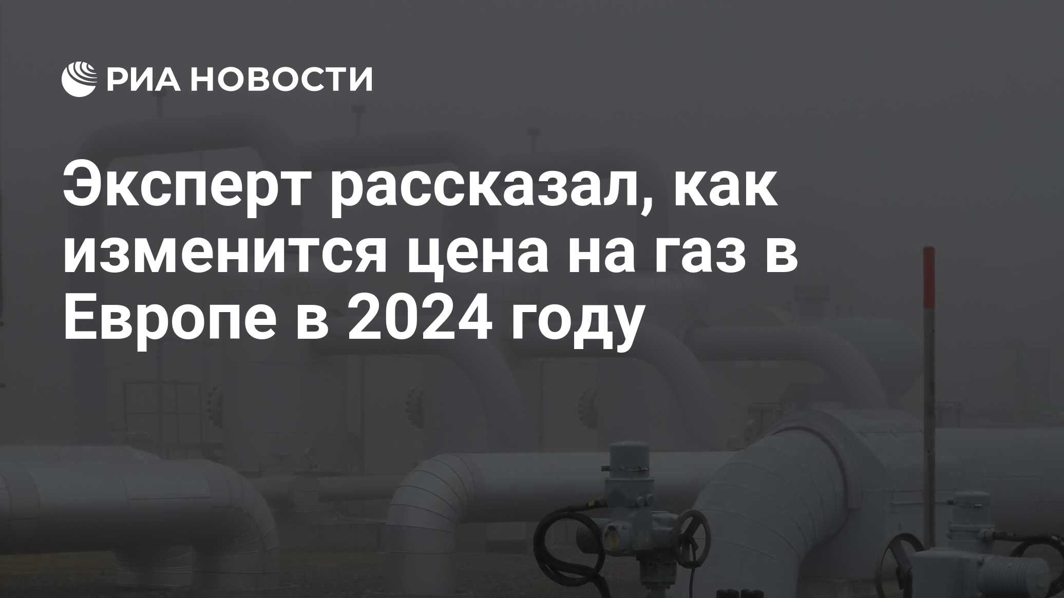 Эксперт рассказал, как изменится цена на газ в Европе в 2024 году - РИА  Новости, 01.01.2024