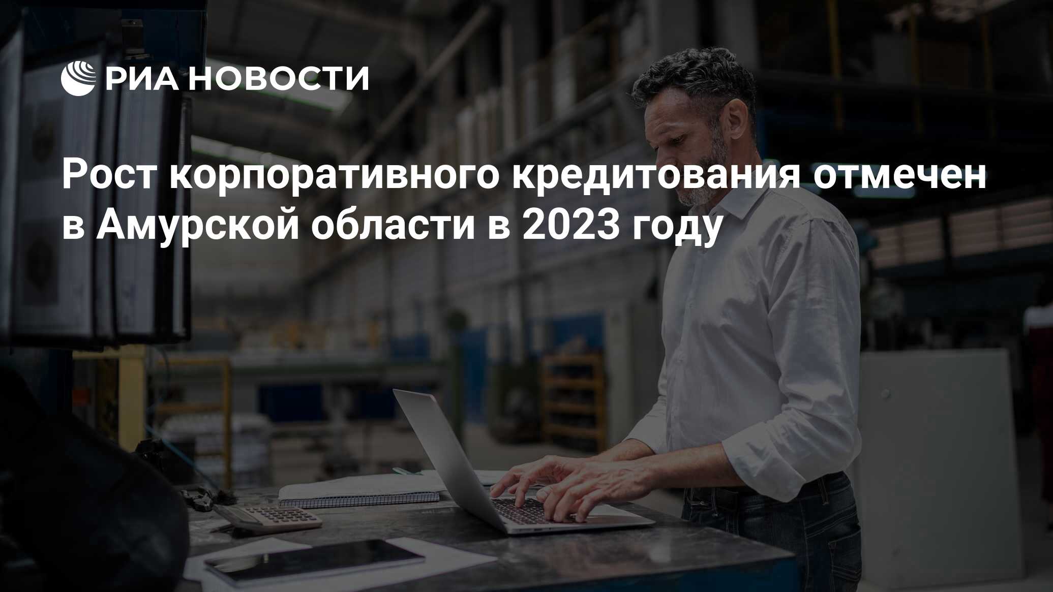 Рост корпоративного кредитования отмечен в Амурской области в 2023 году -  РИА Новости, 20.03.2024