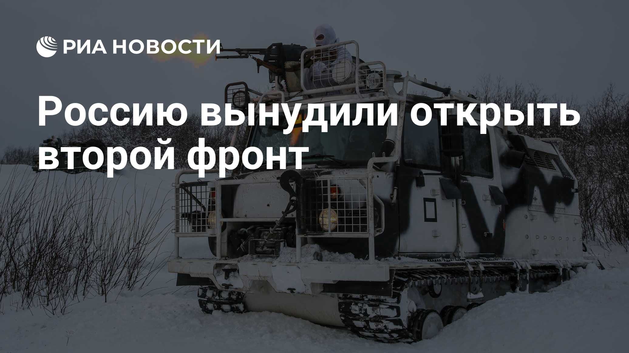 Россию вынудили открыть второй фронт - РИА Новости, 26.03.2024