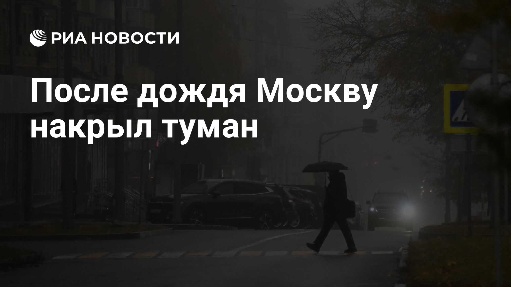 После дождя Москву накрыл туман - РИА Новости, 09.04.2024