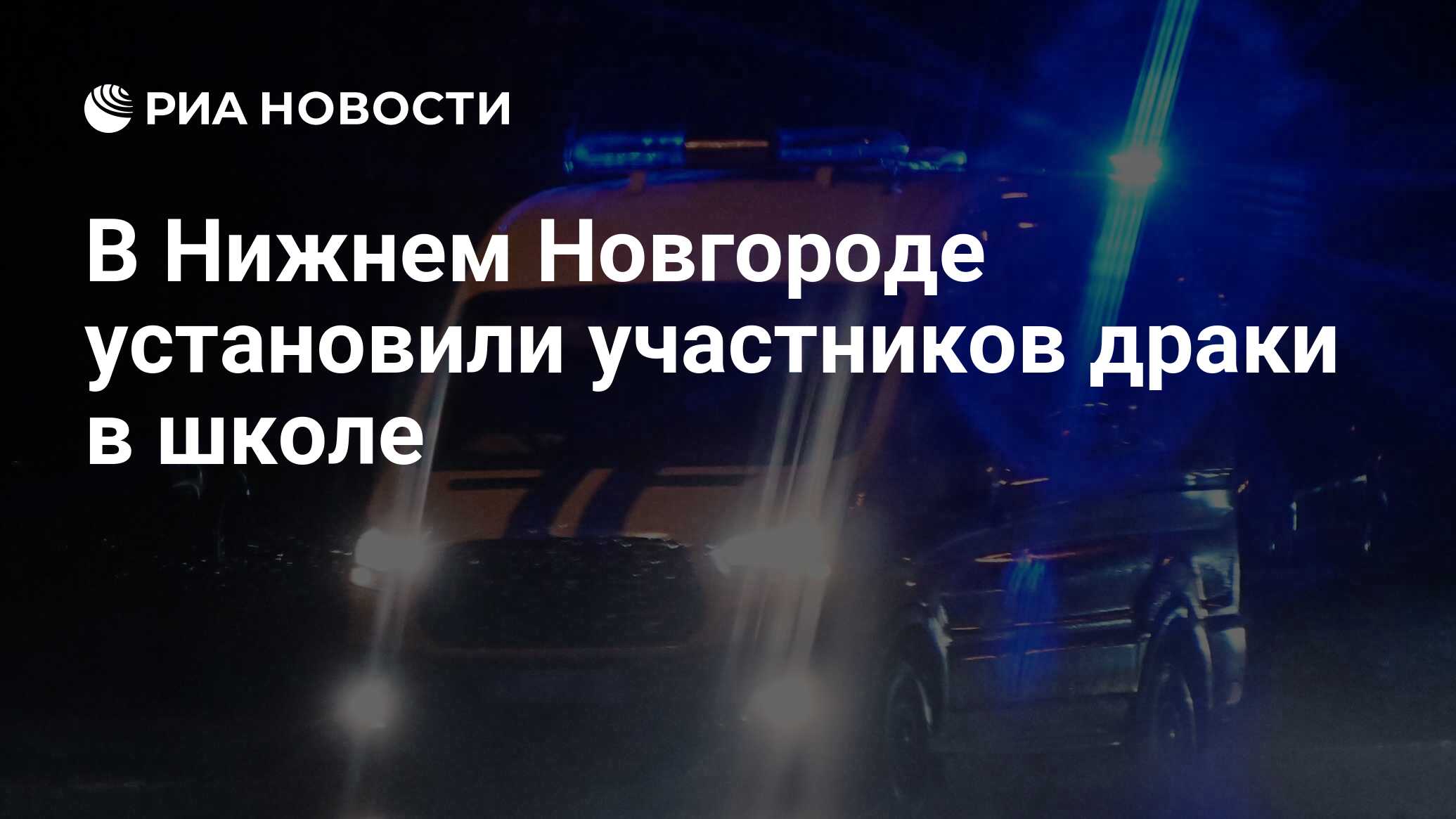 В Нижнем Новгороде установили участников драки в школе - РИА Новости,  21.04.2024