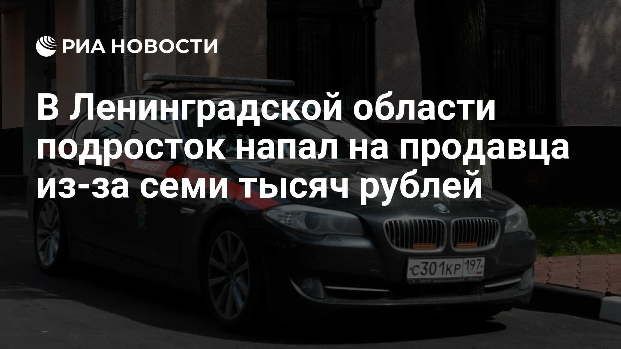 В Ленинградской области подросток напал на продавца из-за семи тысяч рублей  - РИА Новости, 29.05.2024