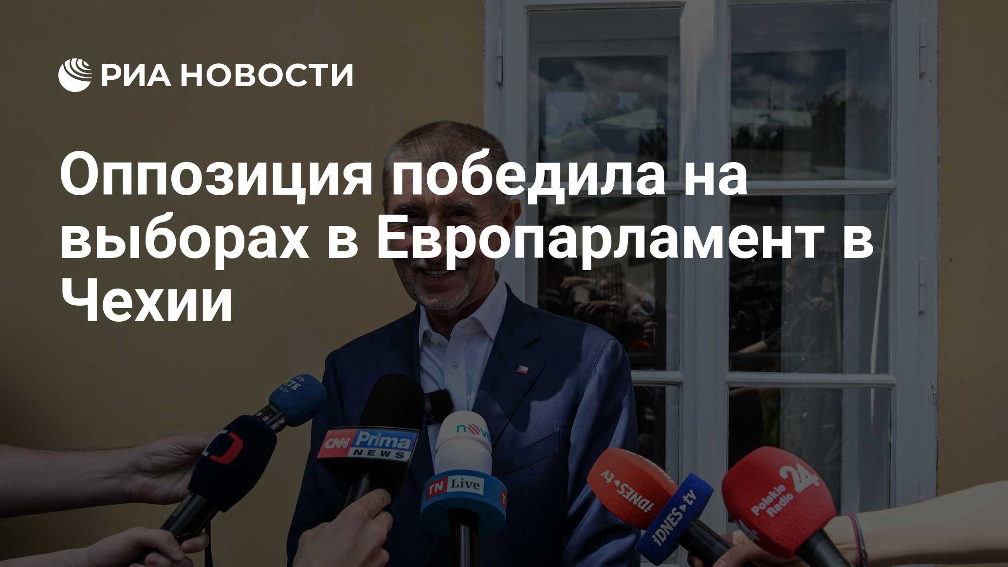 Оппозиция победила на выборах в Европарламент в Чехии