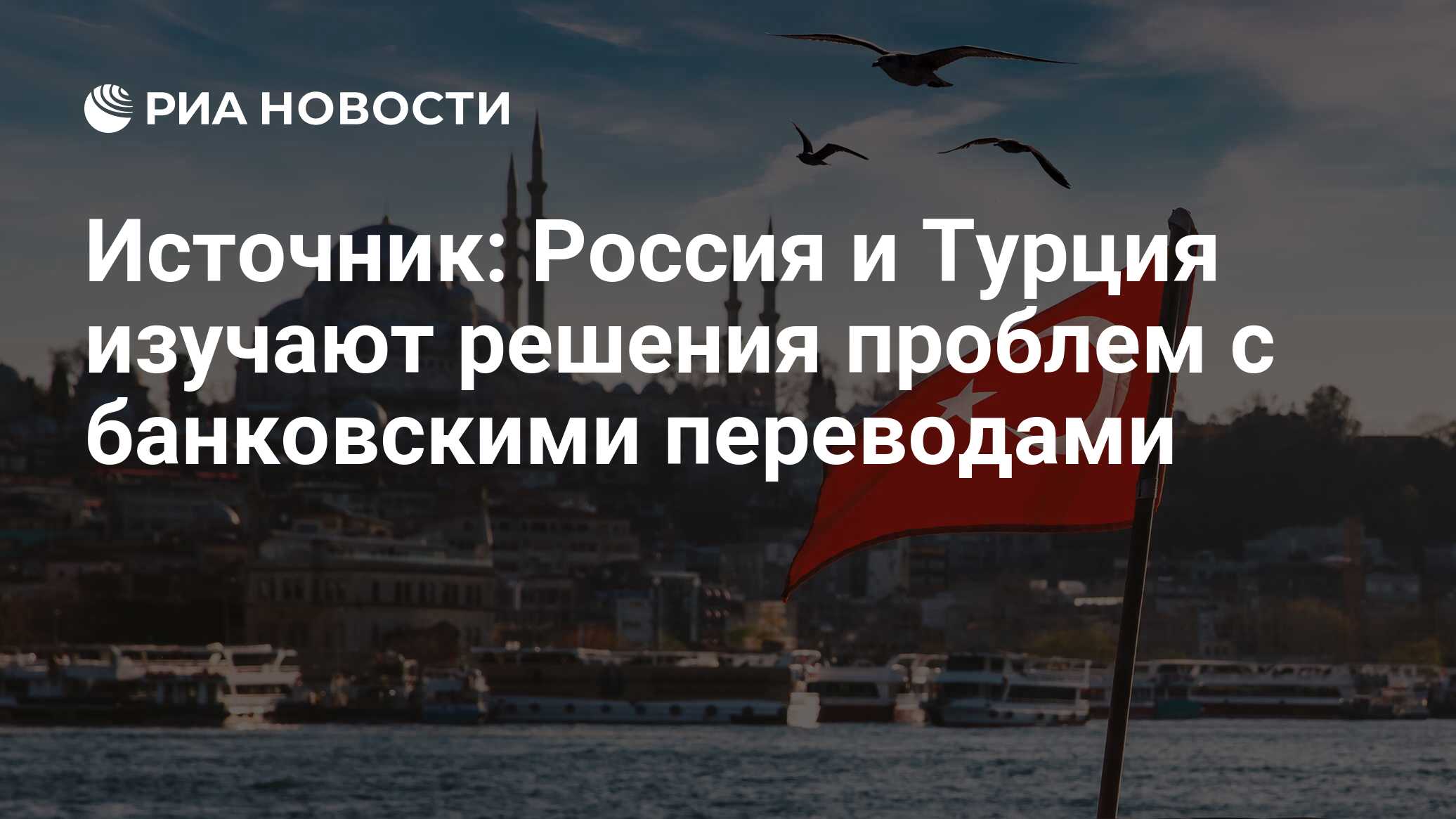 Источник: Россия и Турция изучают решения проблем с банковскими переводами  - РИА Новости, 13.06.2024