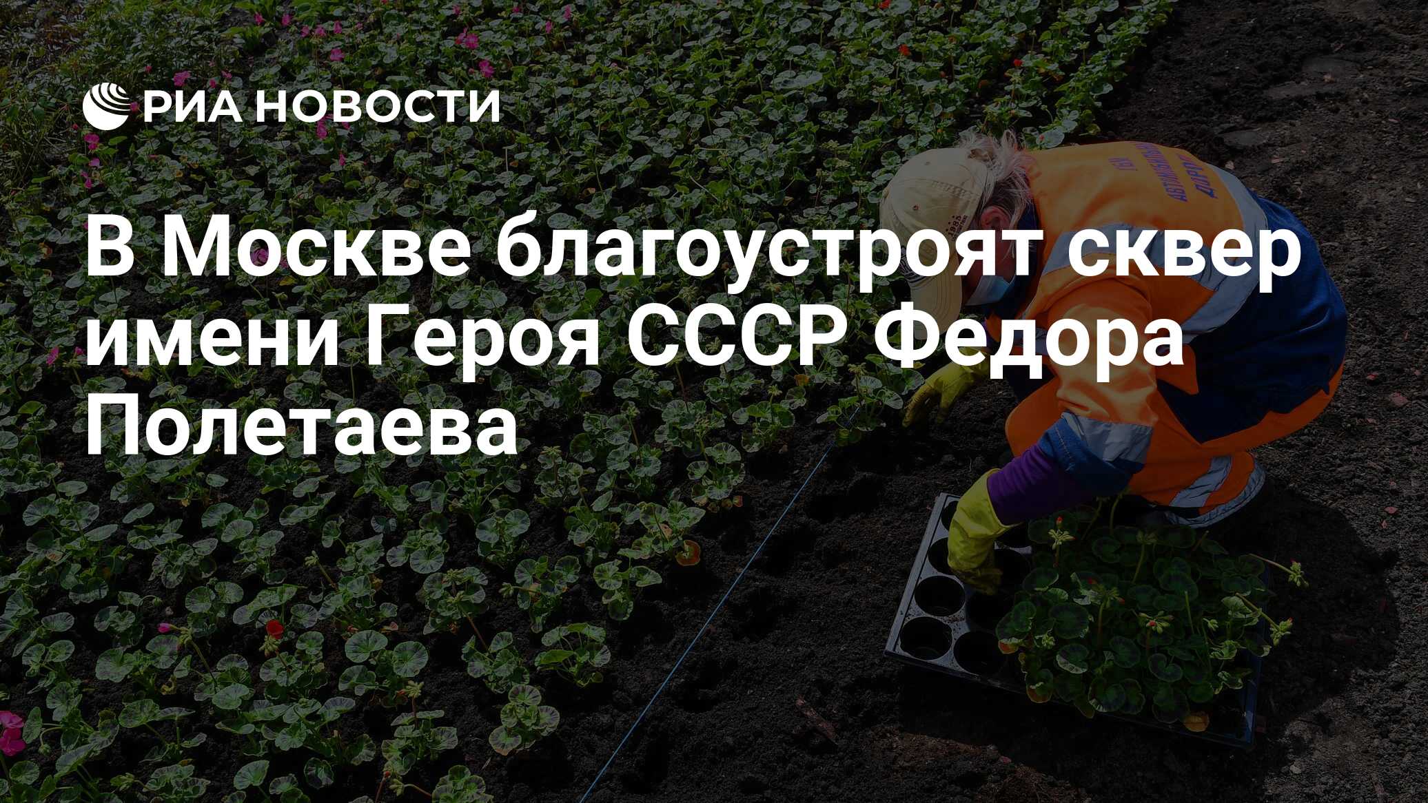 В Москве благоустроят сквер имени Героя СССР Федора Полетаева - РИА  Новости, 23.06.2024