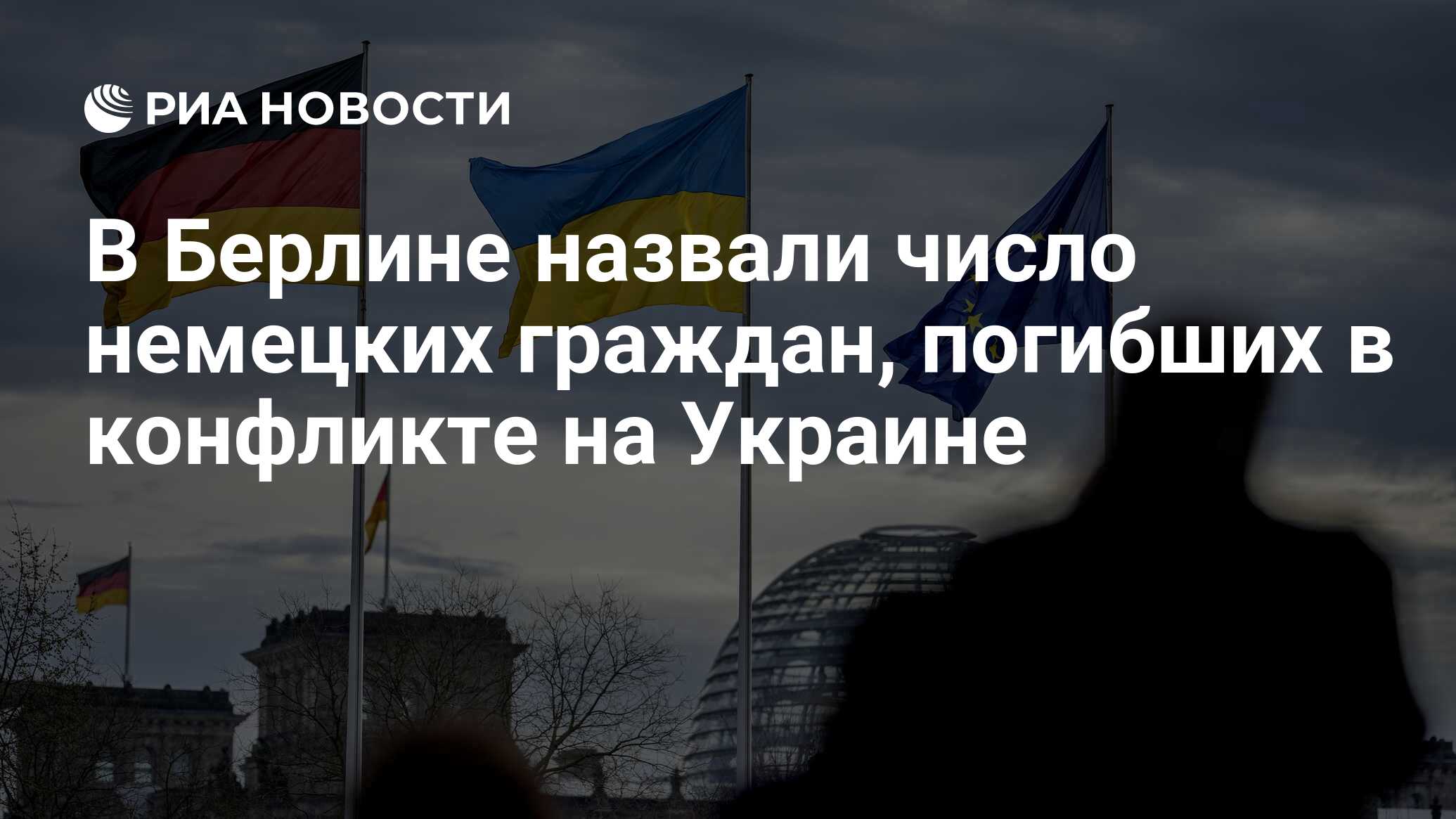 В конфликте на Украине с 2022 года погибло десять <b>граждан</b> Германии