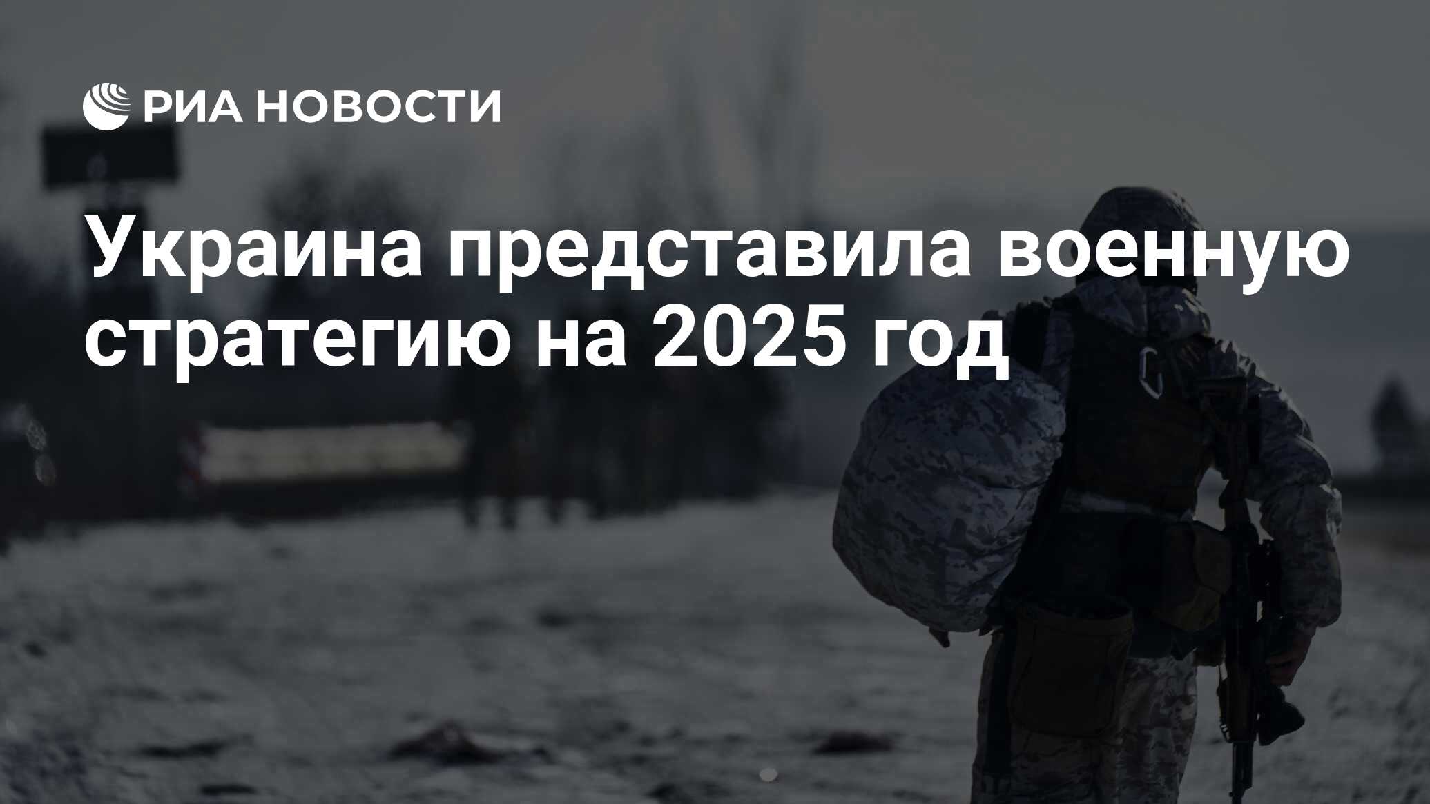 Украина представила военную стратегию на 2025 год Украина представила военную стратегию на 2025 год