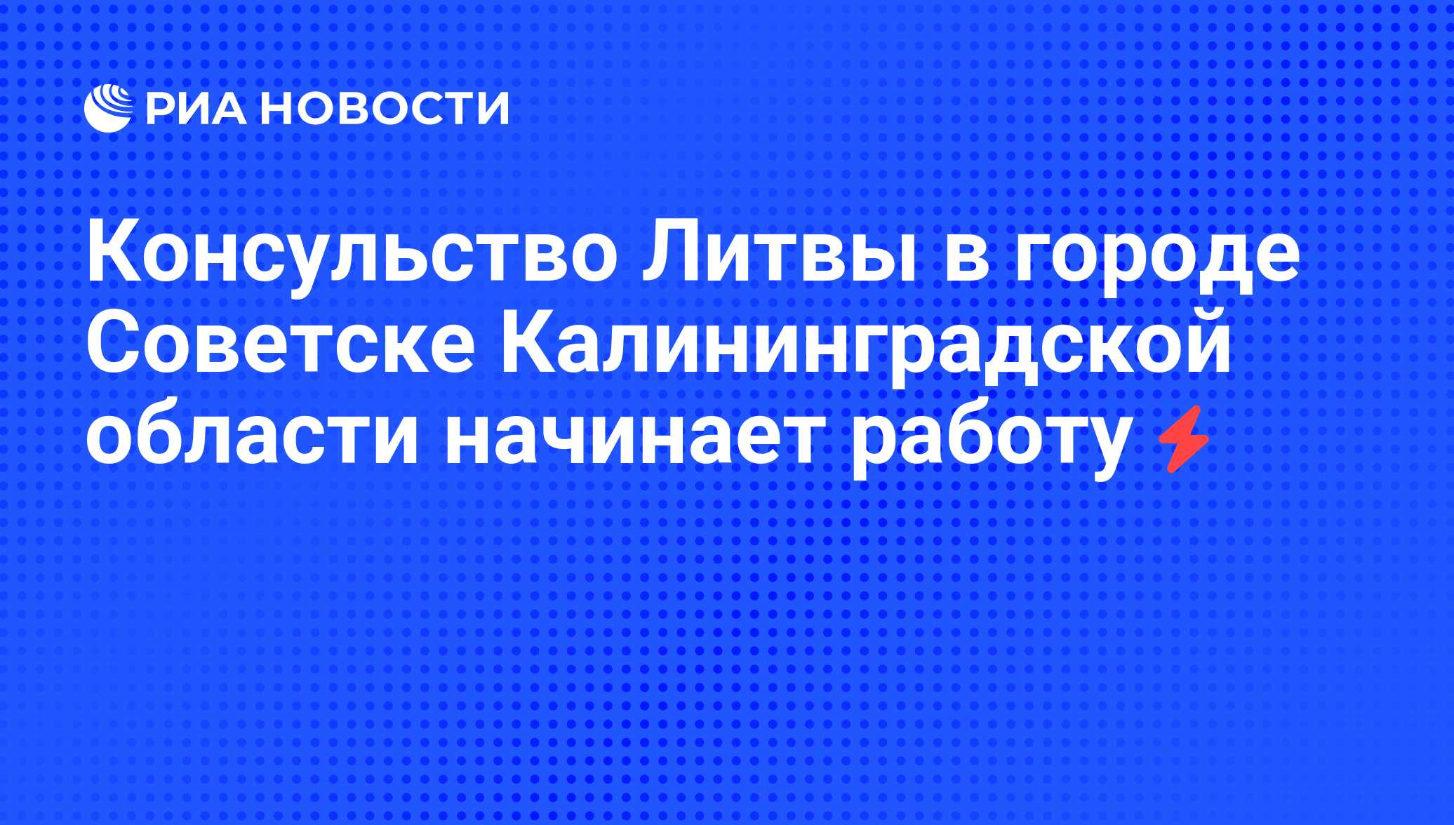 Консульство литвы в советске