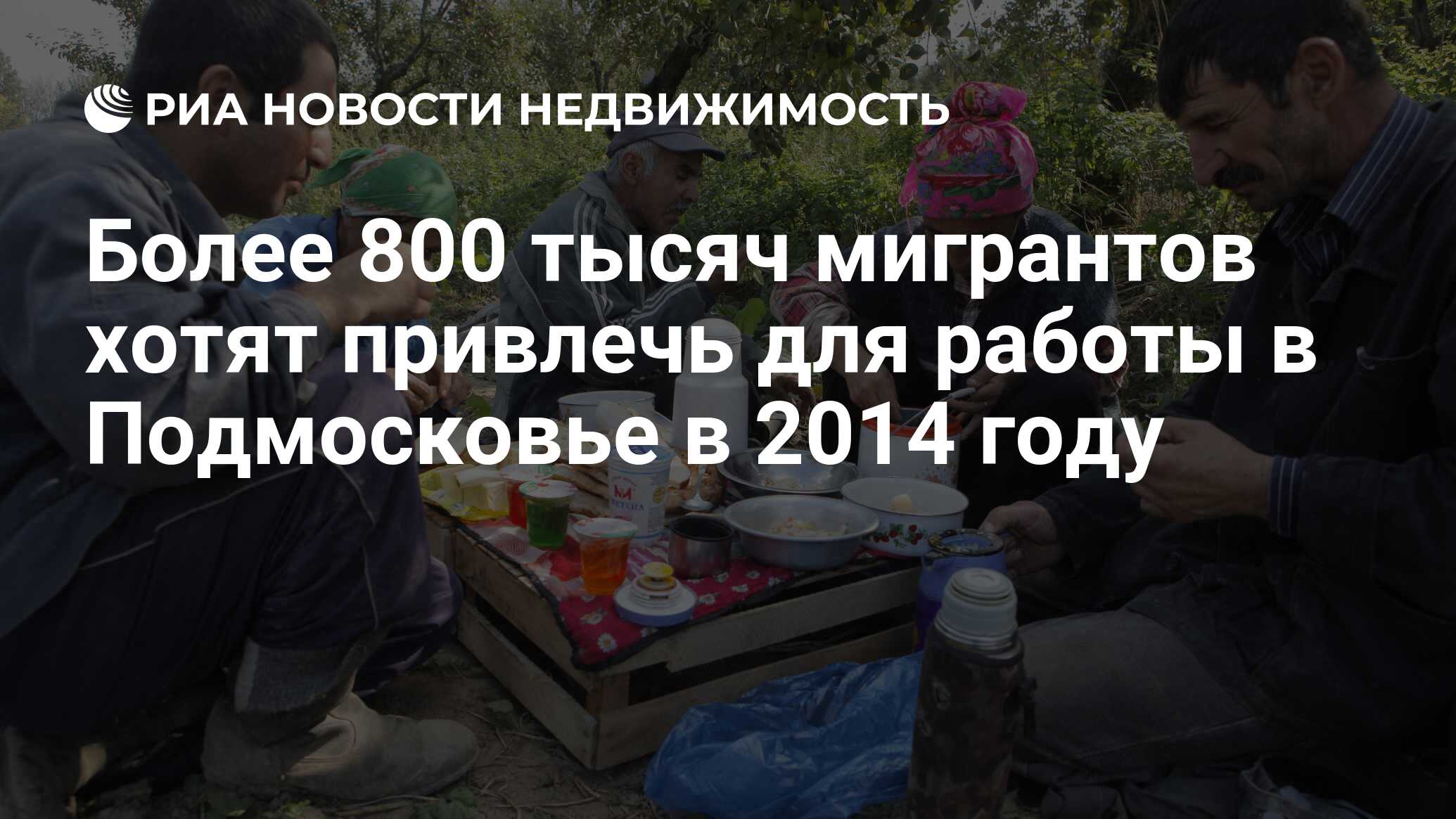 Более 800 тысяч мигрантов хотят привлечь для работы в Подмосковье в 2014  году - Недвижимость РИА Новости, 29.02.2020