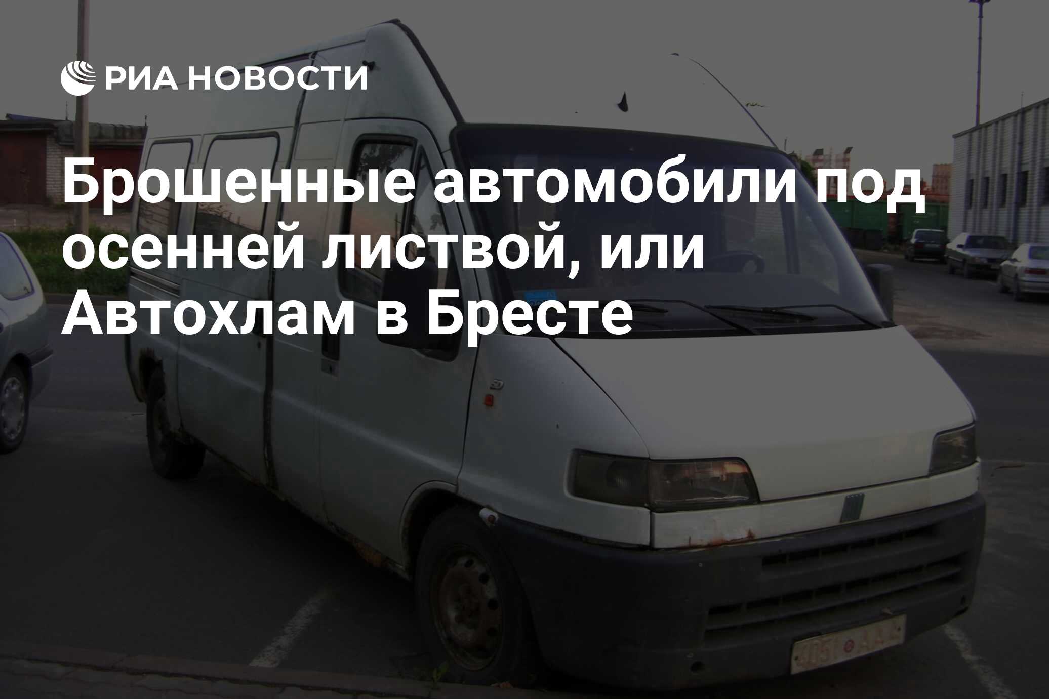 Брошенные автомобили под осенней листвой, или Автохлам в Бресте - РИА  Новости, 12.09.2011