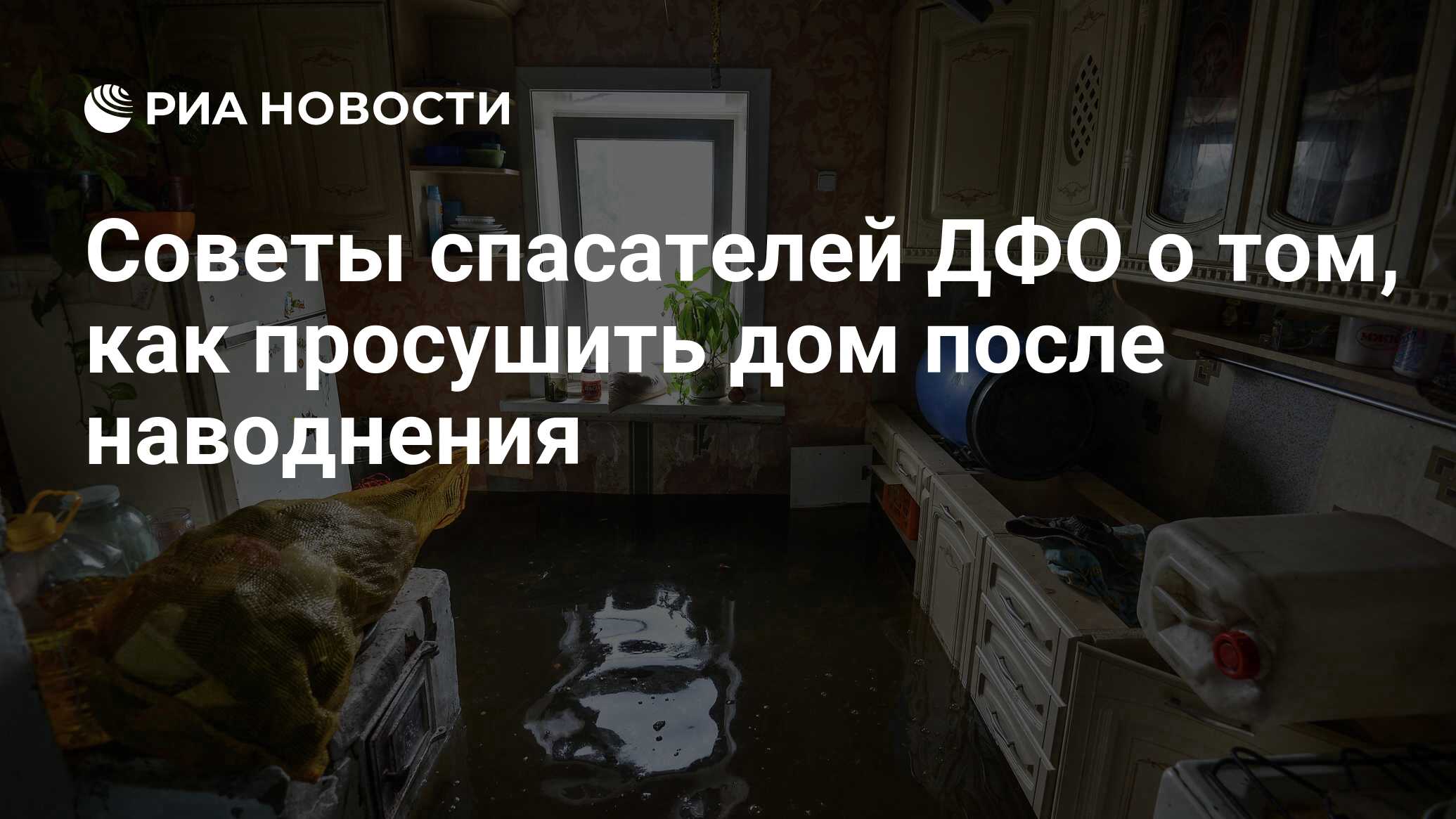 Советы спасателей ДФО о том, как просушить дом после наводнения - РИА  Новости, 01.03.2020