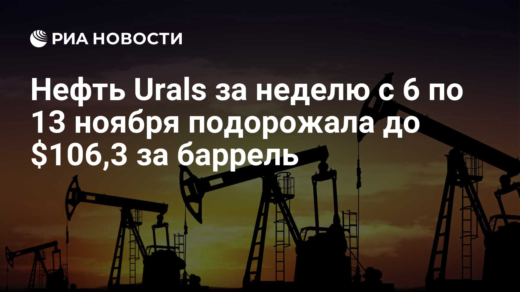 Цена Нефти Urals Сейчас