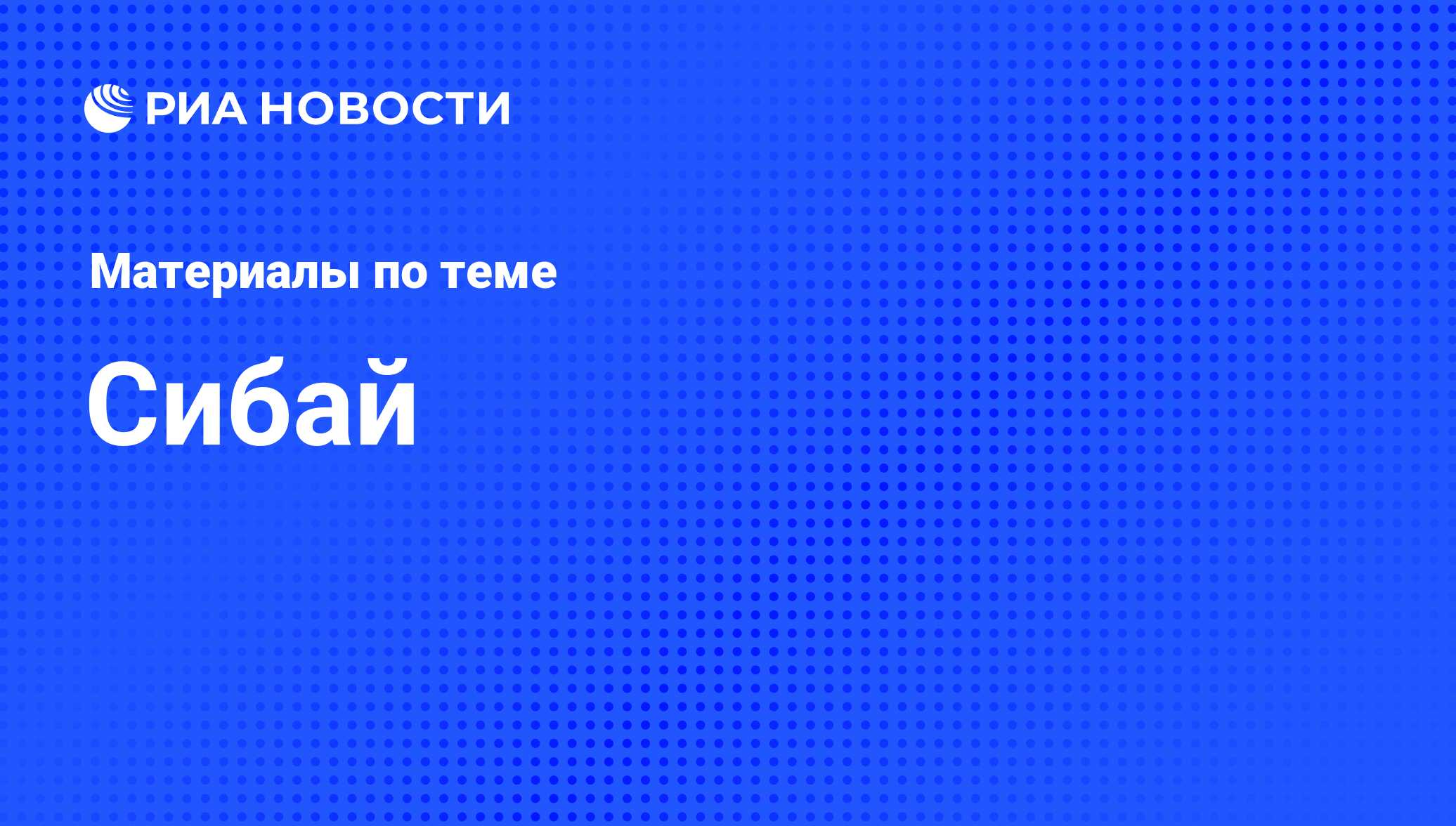 Сибай - последние новости сегодня - РИА Новости