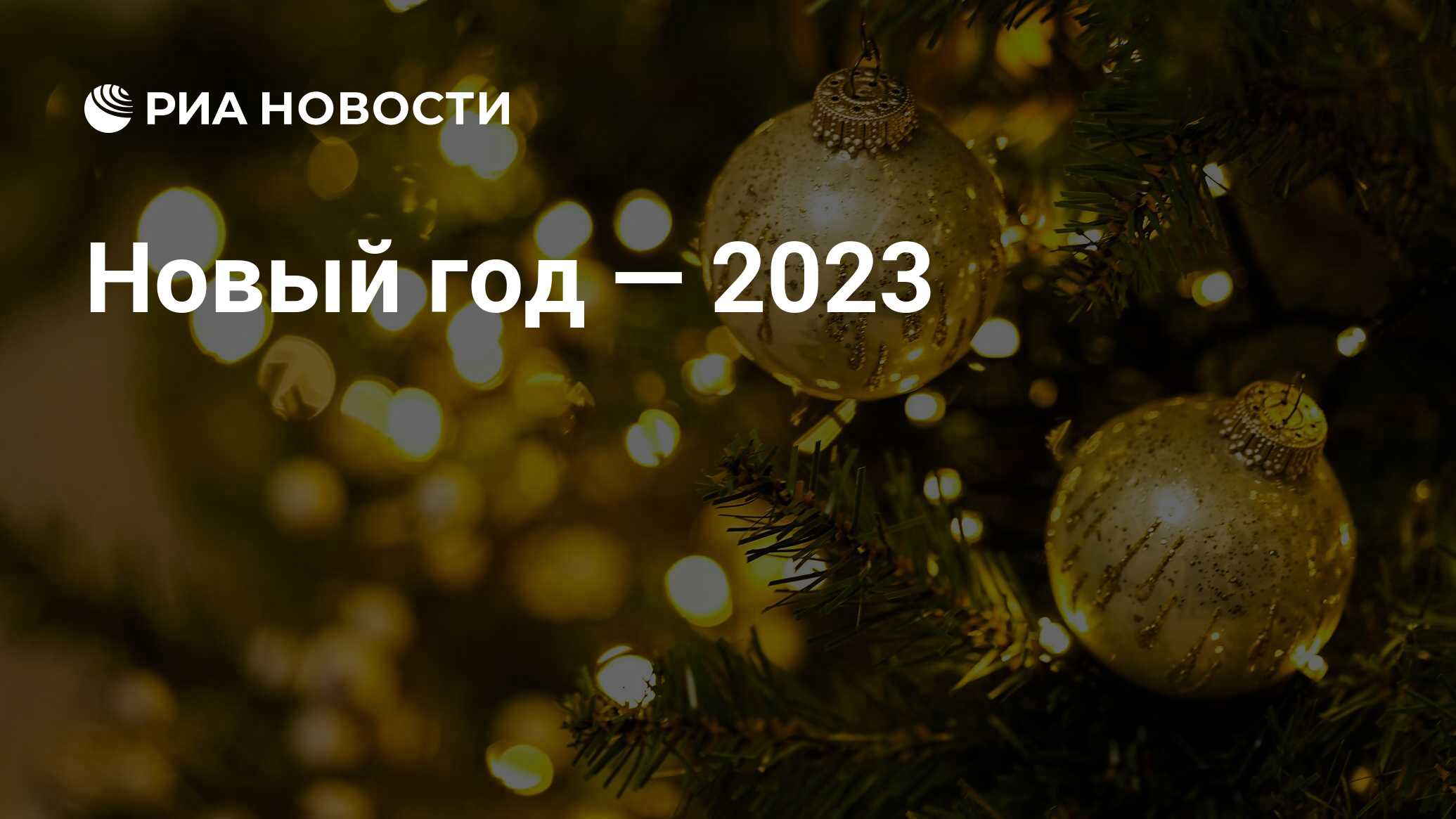 Новый год — 2023 - РИА Новости